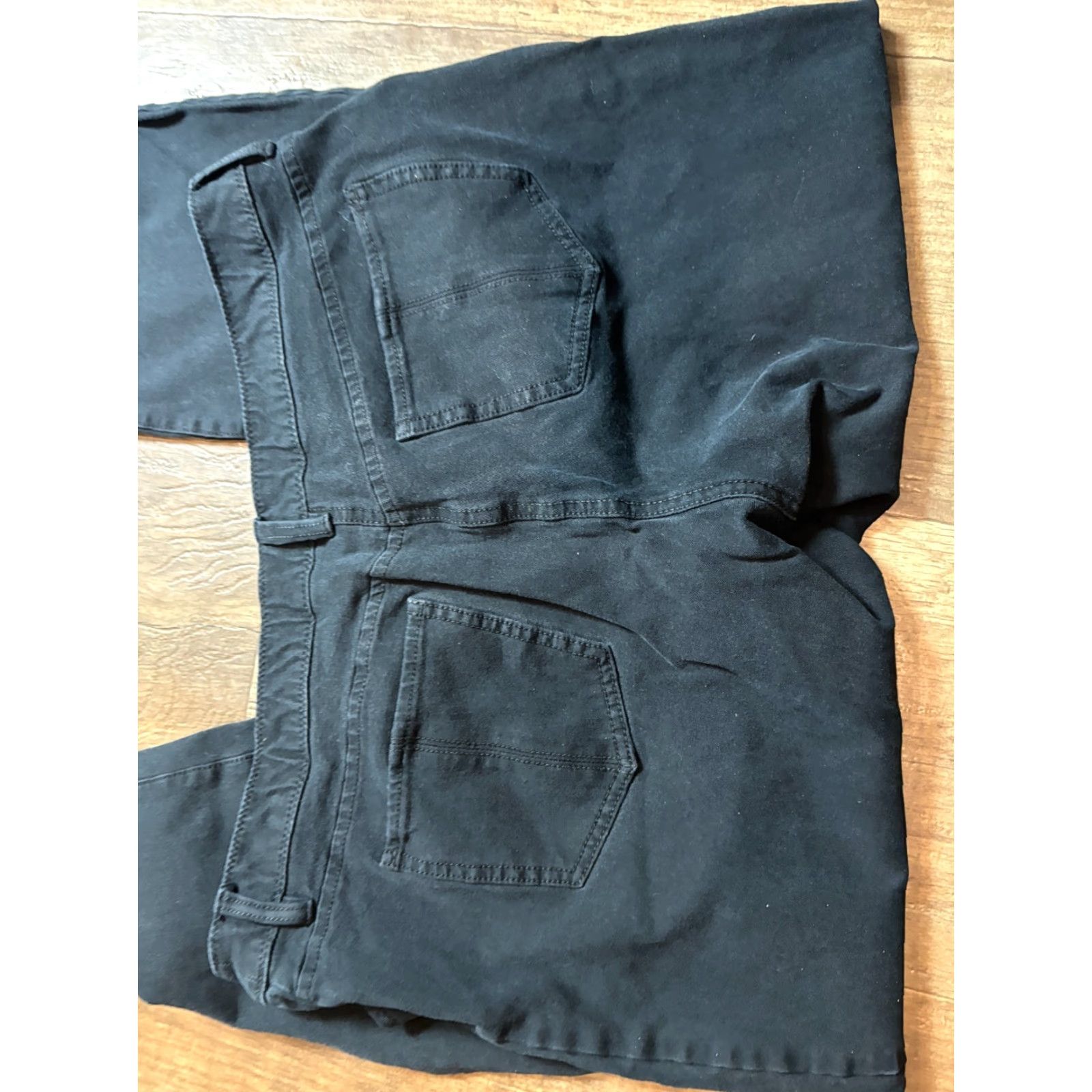 Vintage Chico's Jeans Womens Size 3 Short Black Denim So Slimming Cropped City USA Modern Style Size 26" / US 2 / IT 38 - 5 Thumbnail