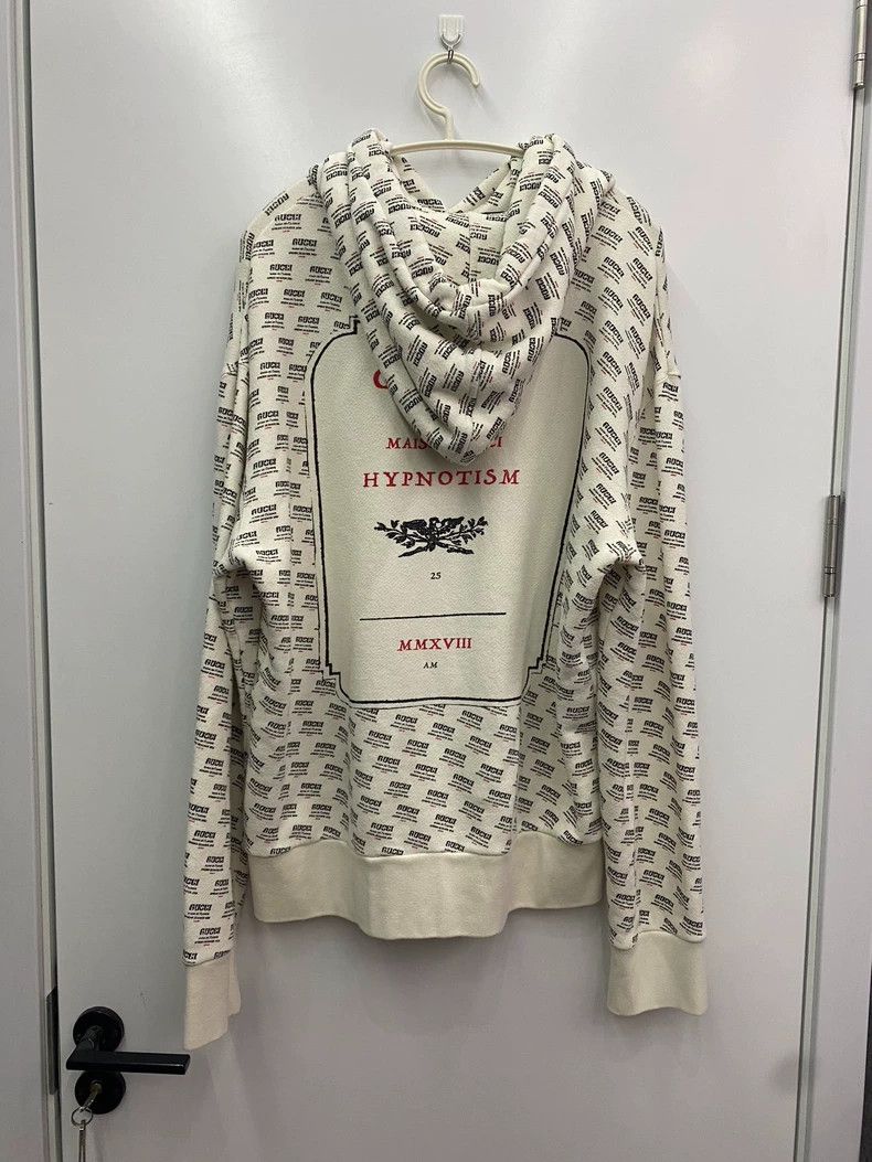 Gucci Gucci Full-print hooded sweatshirt 2502-Nextarrow Size US M / EU 48-50 / 2 - 2 Thumbnail