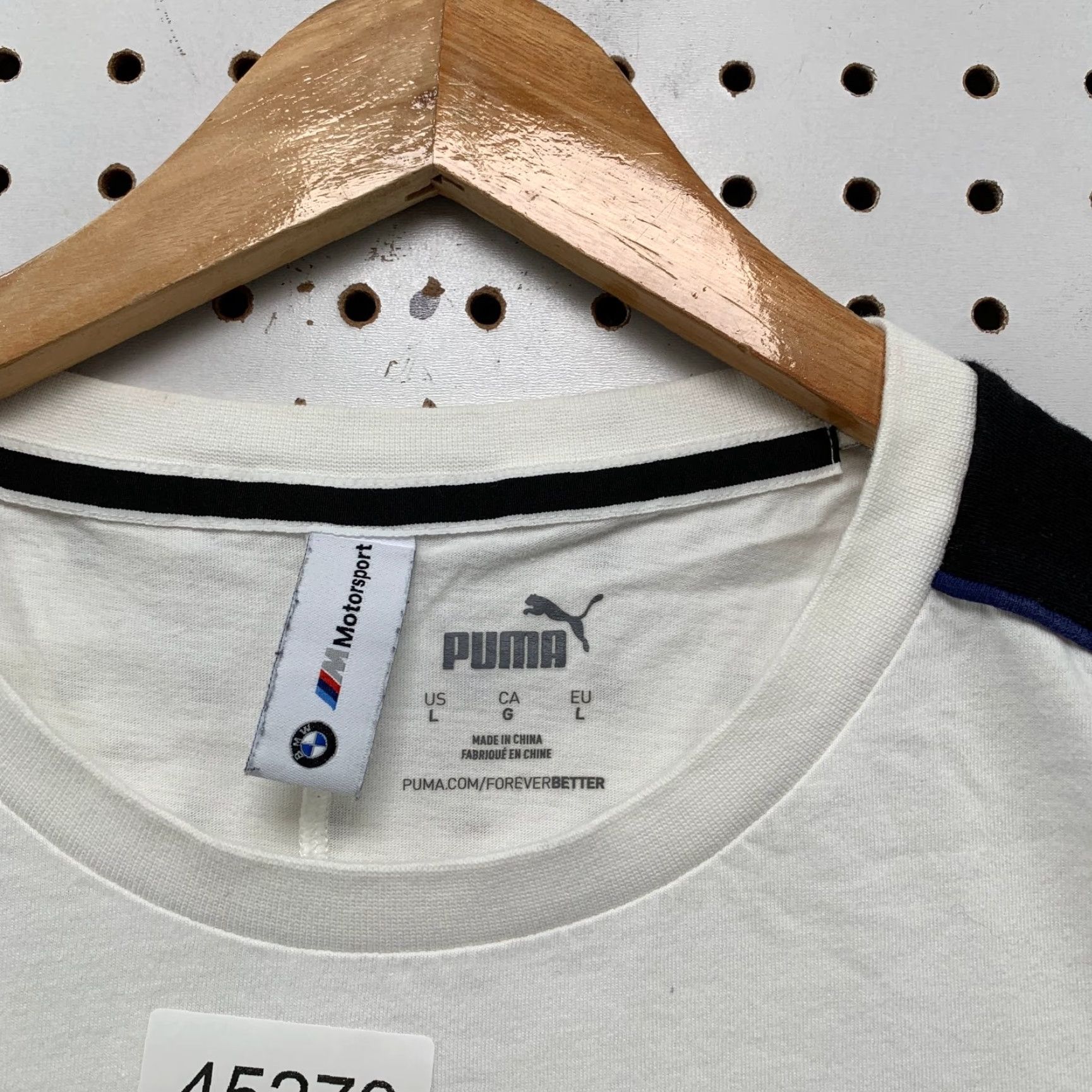 Puma Puma BMW Shirt Mens Medium White Bmw Motorsport Logo Embroidered Size US M / EU 48-50 / 2 - 4 Thumbnail