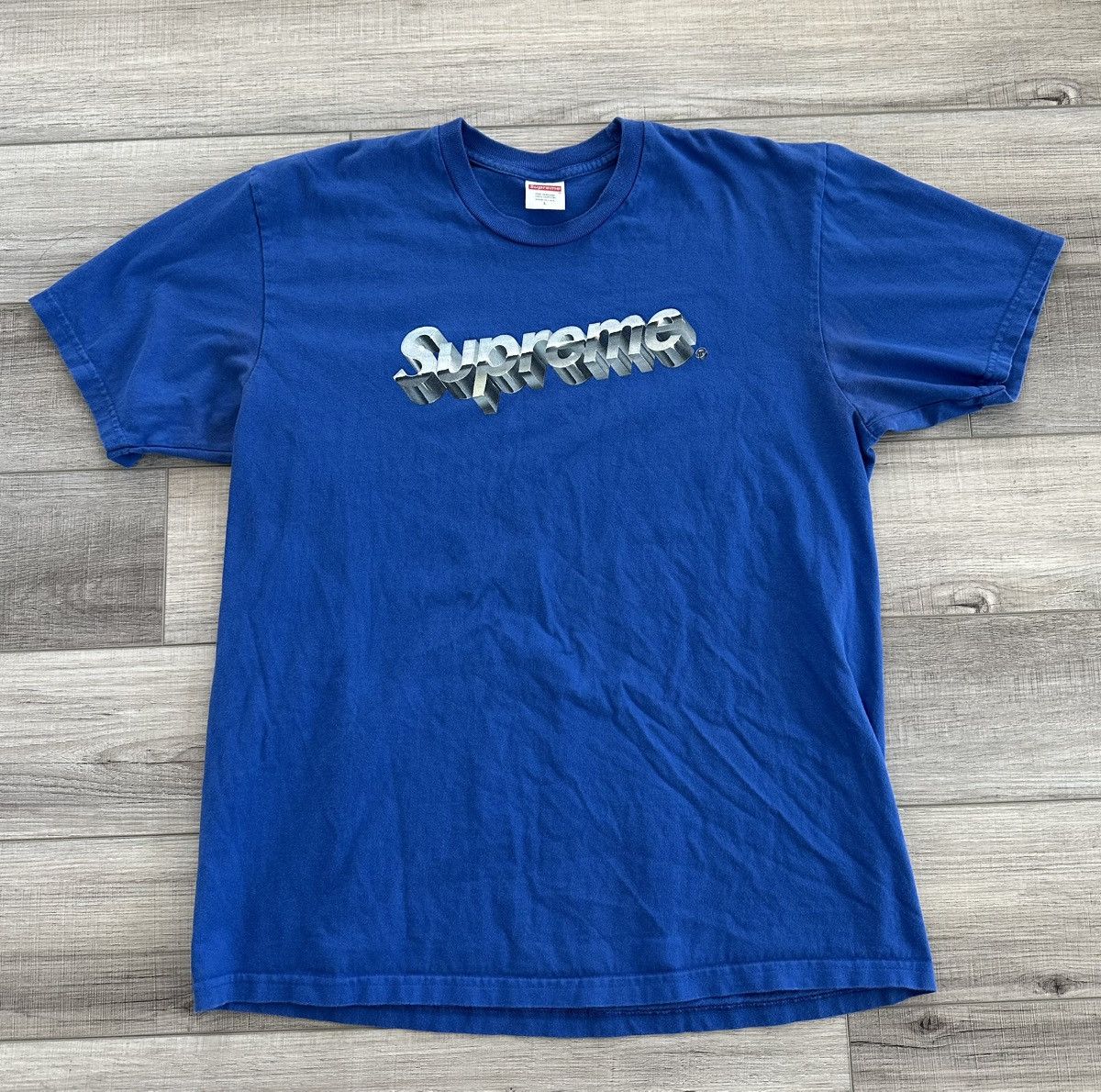 Supreme Chrome Logo Tee | Grailed