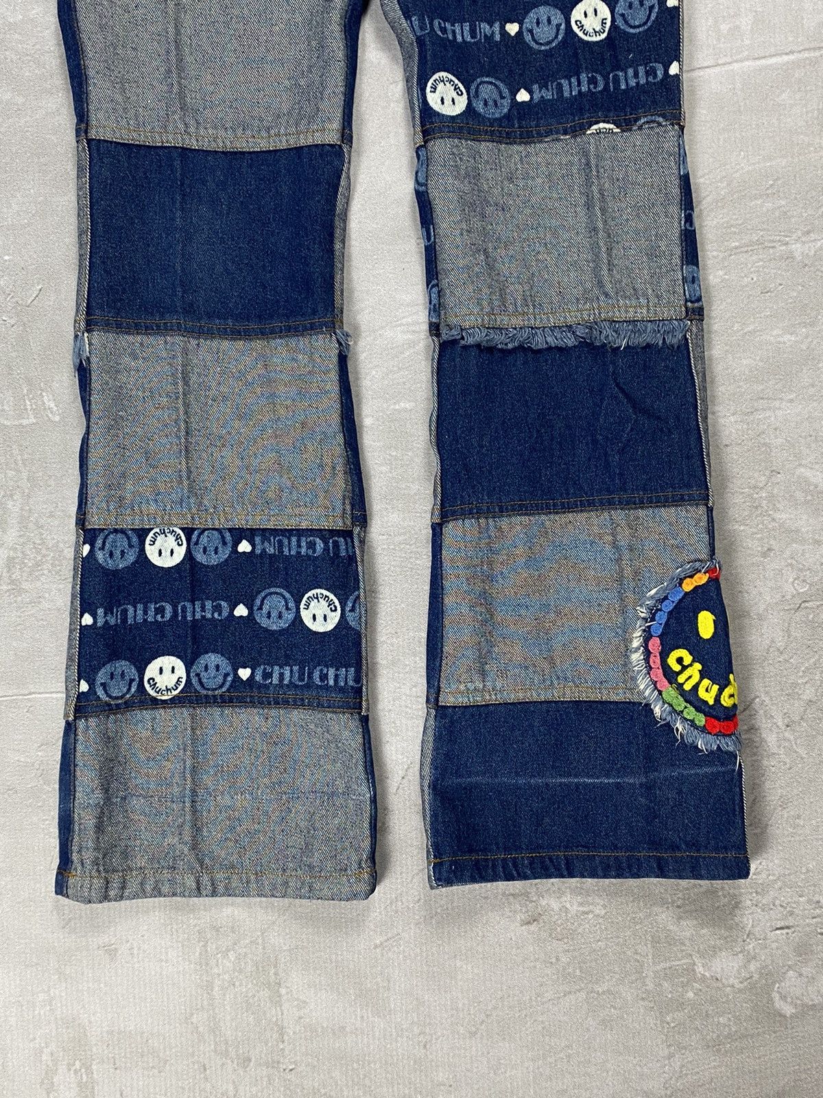 20471120 × Beauty Beast × Hysteric Glamour Chu Chum Patchwork Hagi Pants Inspired Hysteric Glamour Size 27" / US 4 / IT 40 - 4 Thumbnail