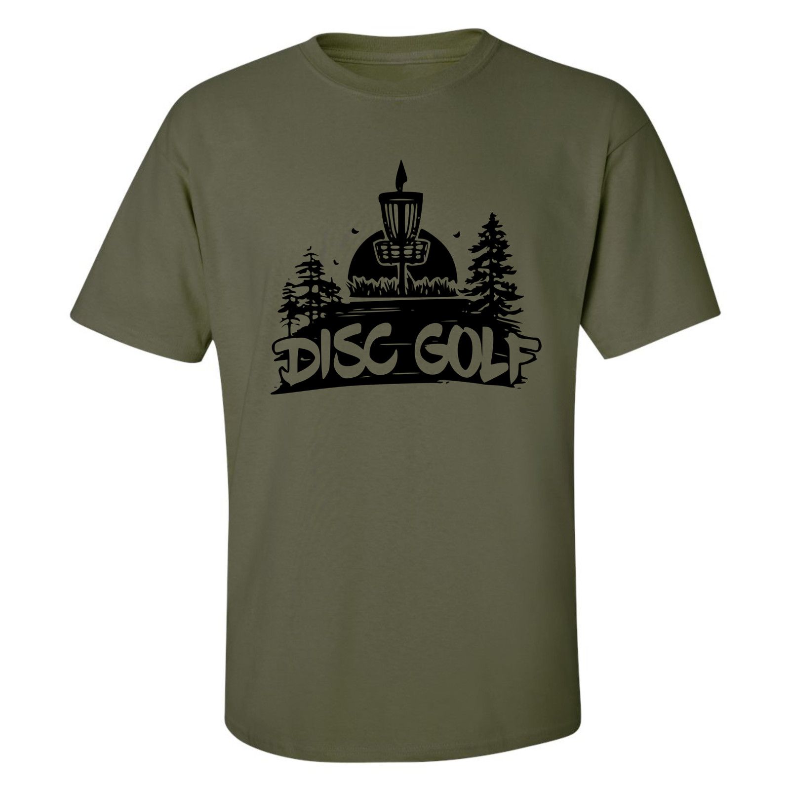 Gildan Disc Golf T Shirt DISCGOLF SUNSET Discgolfer Shirt Size US XL / EU 56 / 4 - 9 Thumbnail