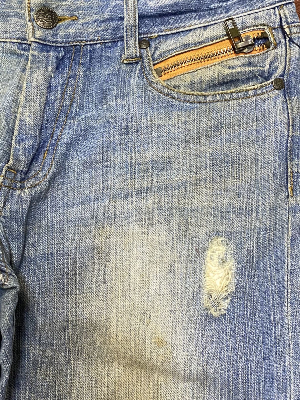 Japanese Brand Japanese Augeh Faded Multi Pocket Distressed Slim Jeans Size US 34 / EU 50 - 10 Thumbnail