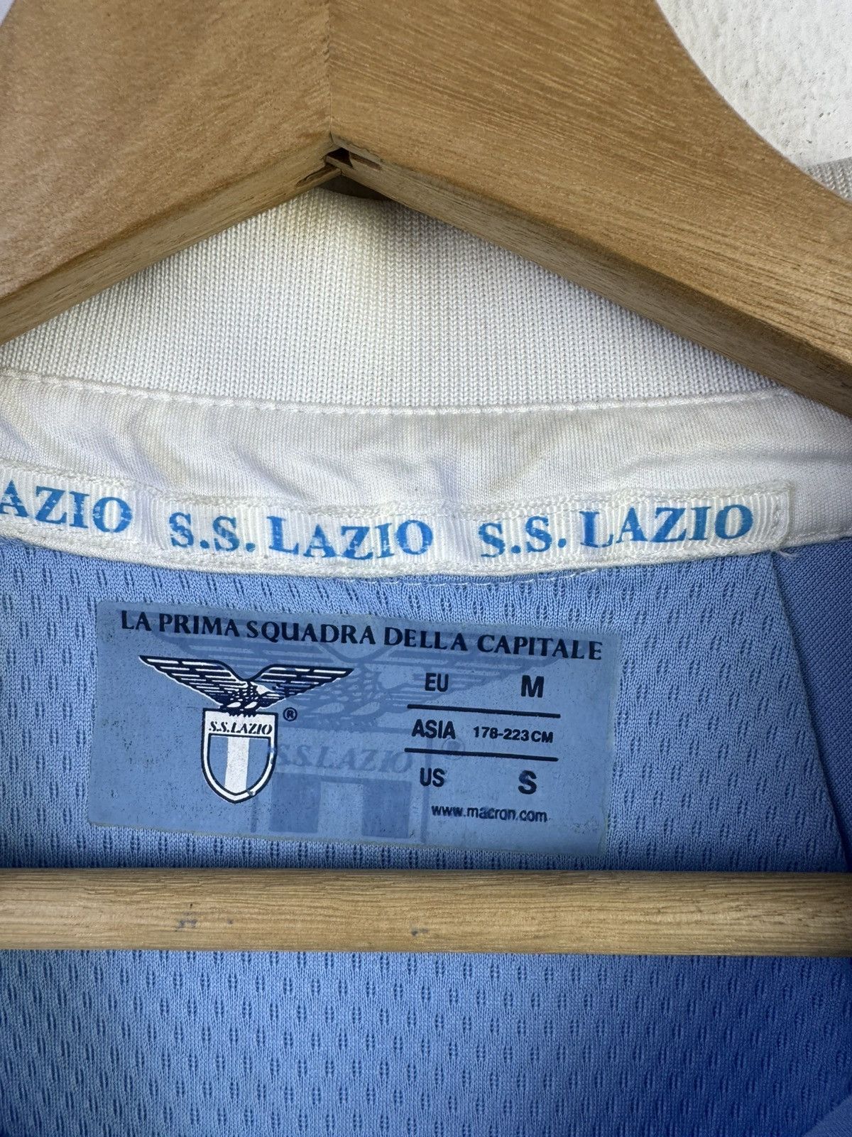 Macron Macron 2012-13 SS LAZIO Klose Jersey Size US M / EU 48-50 / 2 - 6 Thumbnail