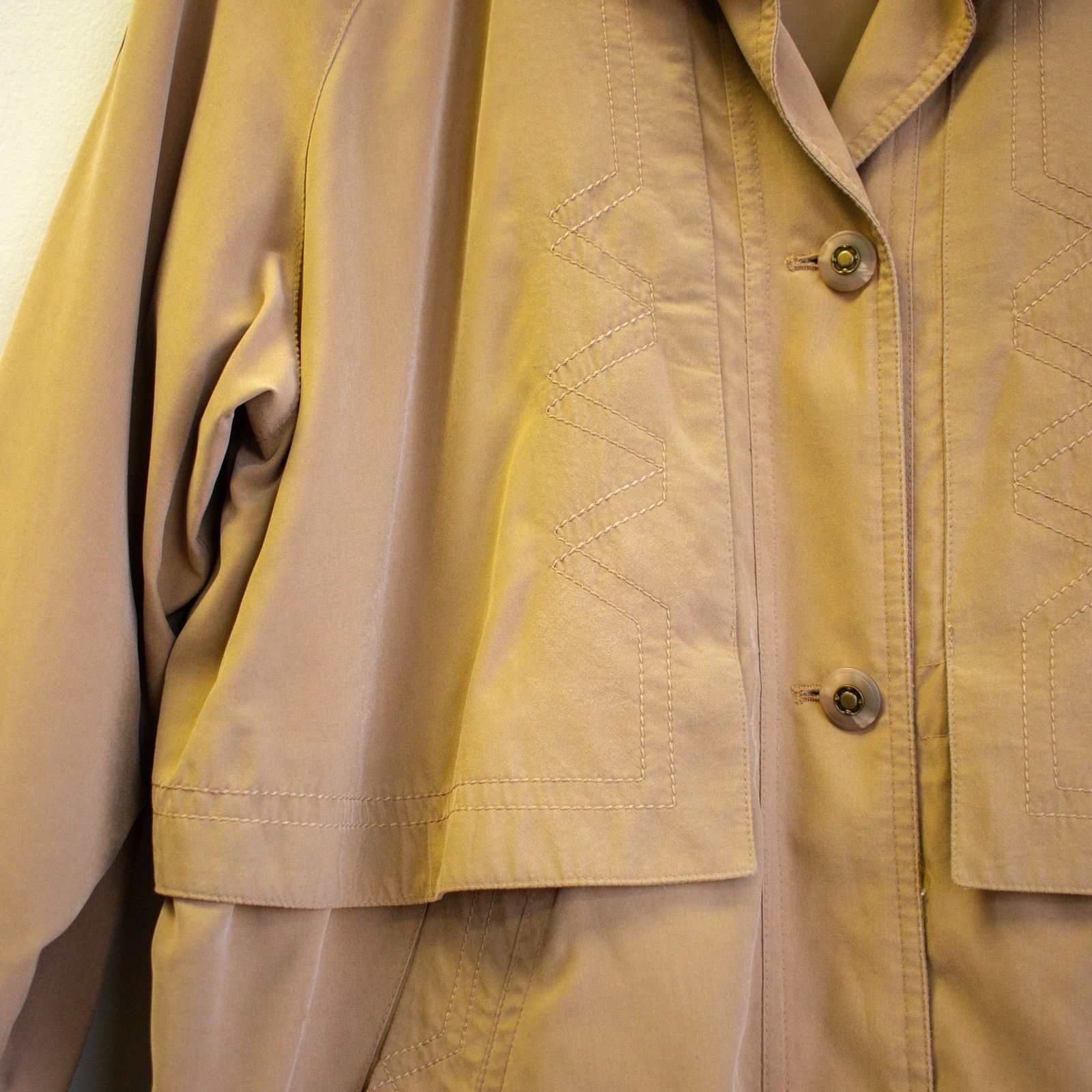 Vintage Gallery Vintage Beige Embroidered Windbreaker Size Small Size S / US 4 / IT 40 - 5 Thumbnail