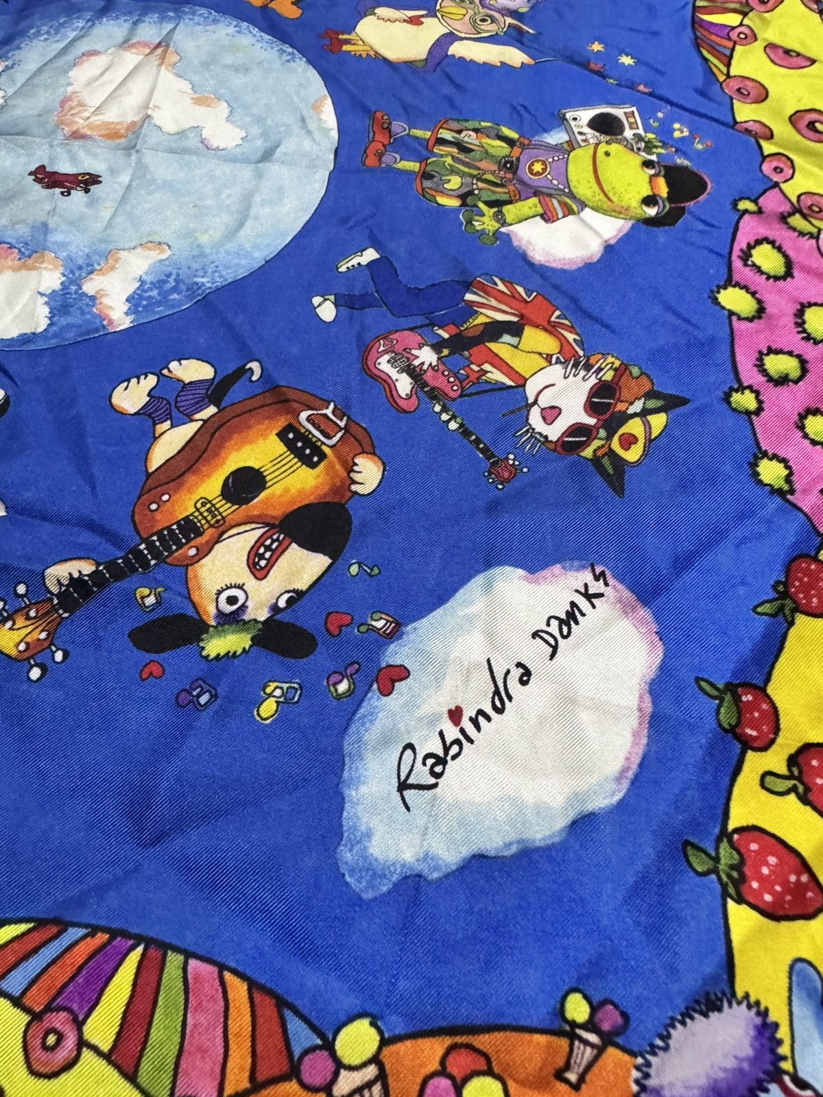 Arts & Science RABINDRA BANKS DOWNTOWN MARMALADE SILK SCARF Size ONE SIZE - 4 Thumbnail