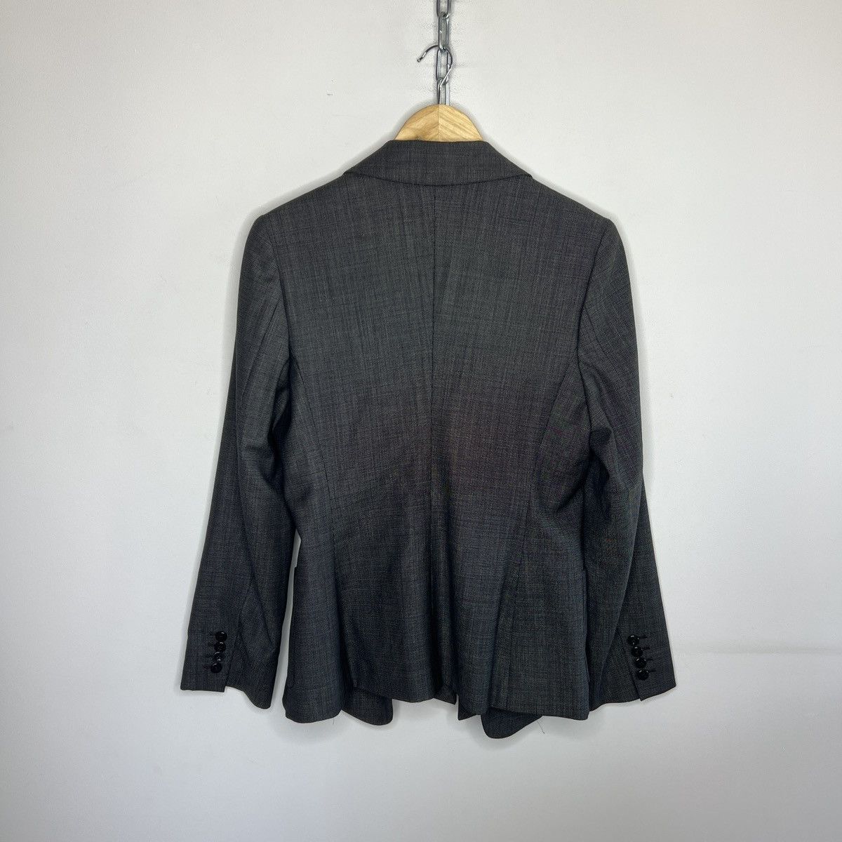 Max Mara Max Mara Blazer Women Gray Wool Size M Size XL / US 12-14 / IT 48-50 - 7 Thumbnail