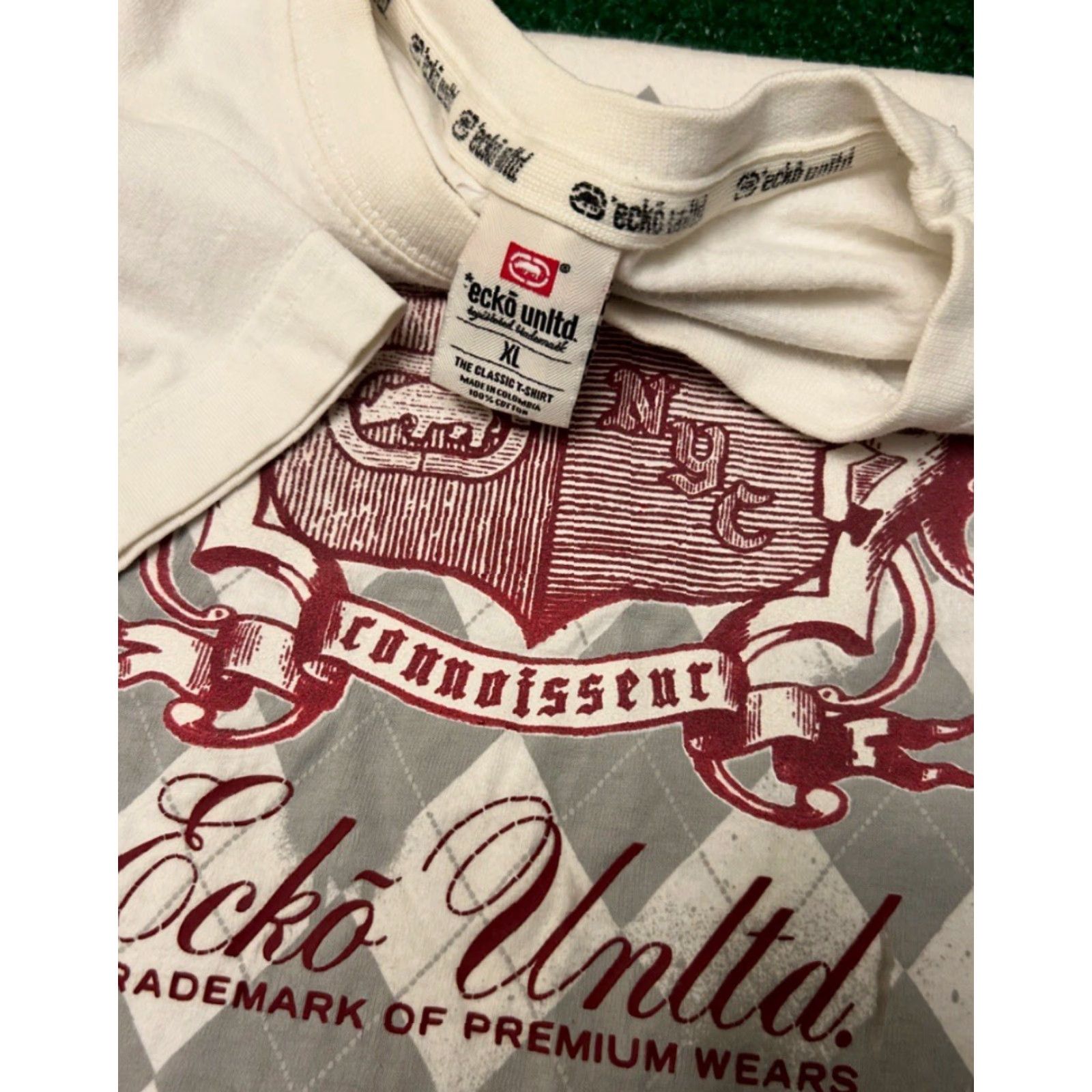 Ecko Unltd. VINTAGE Ecko Unltd Crest Logo Shirt Mens XL White Hip Hop 90s Y2K Punk Grunge 2000s Shirt Mens XL Size US XL / EU 56 / 4 - 2 Thumbnail