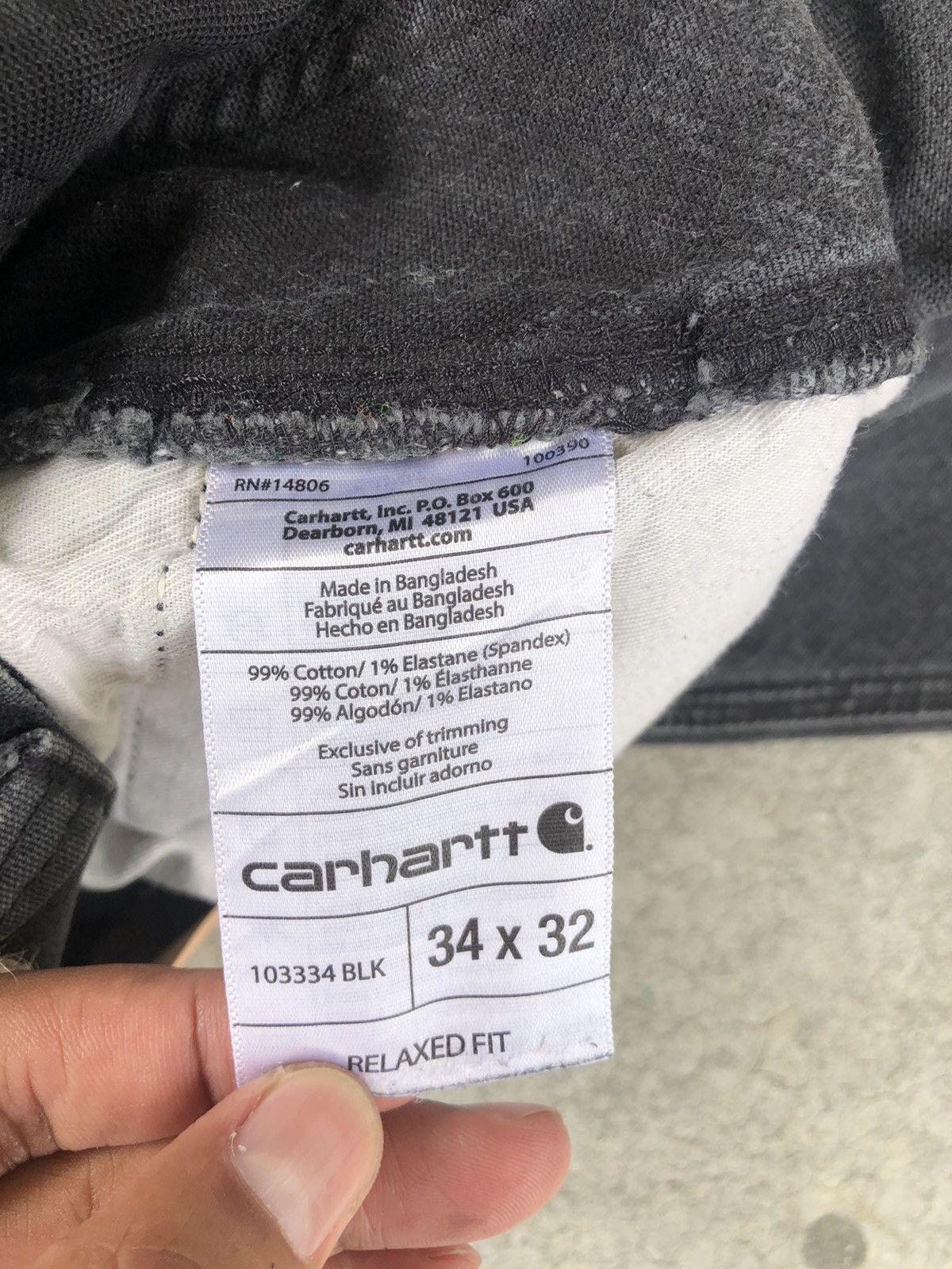 Lil Yachty Vintage Carhartt Double Knee Distressed Jeans Size US 34 / EU 50 - 19 Thumbnail