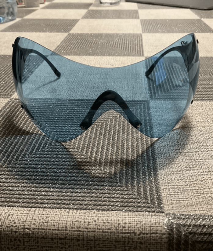 Dior DIOR Sunglasses Ski Pop Mask Wrap Shield Logo Bike Size ONE SIZE - 6 Thumbnail