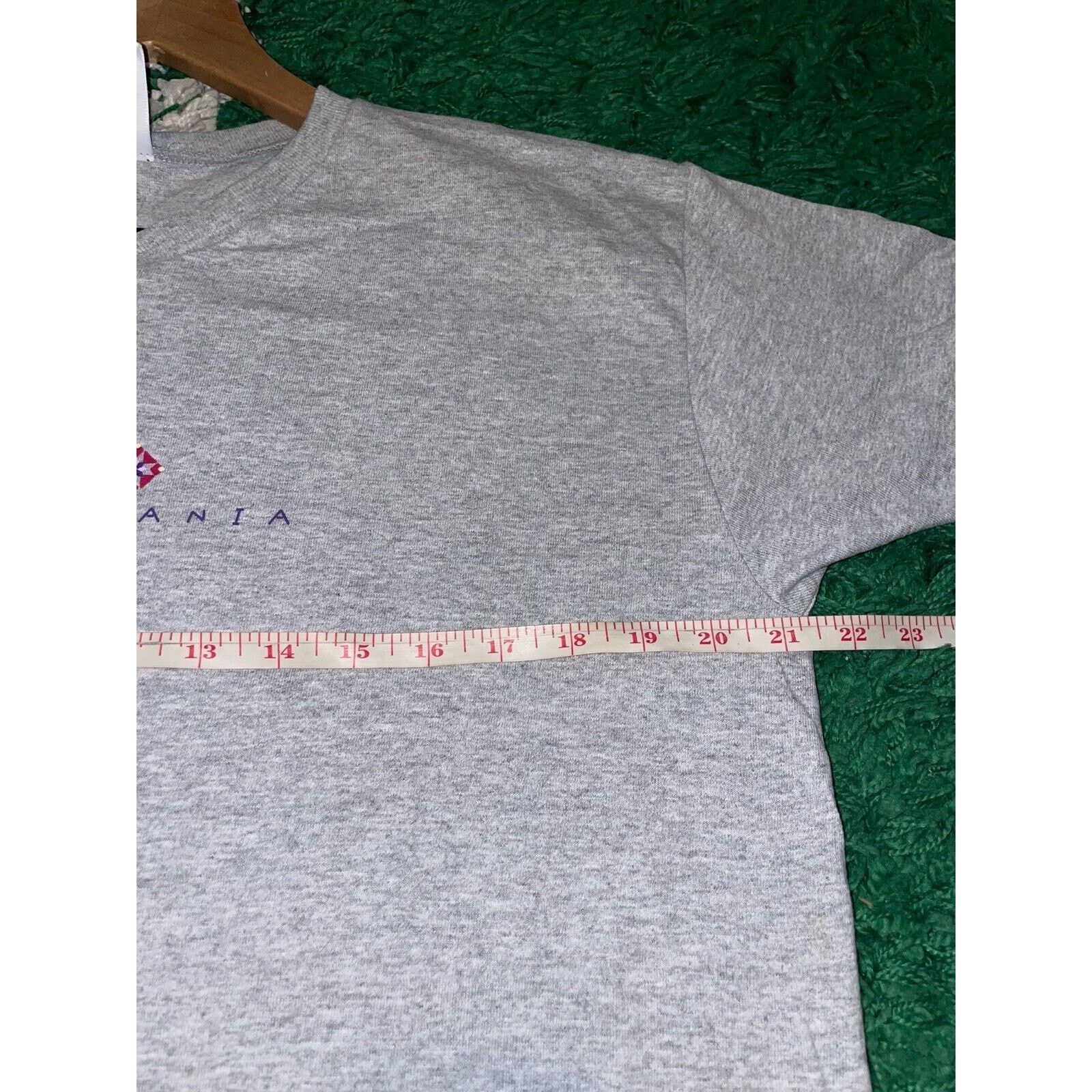 Anvil Womens Vintage Pennsylvania Shirt Gray Tee Top 90s Large Size L / US 10 / IT 46 - 8 Thumbnail