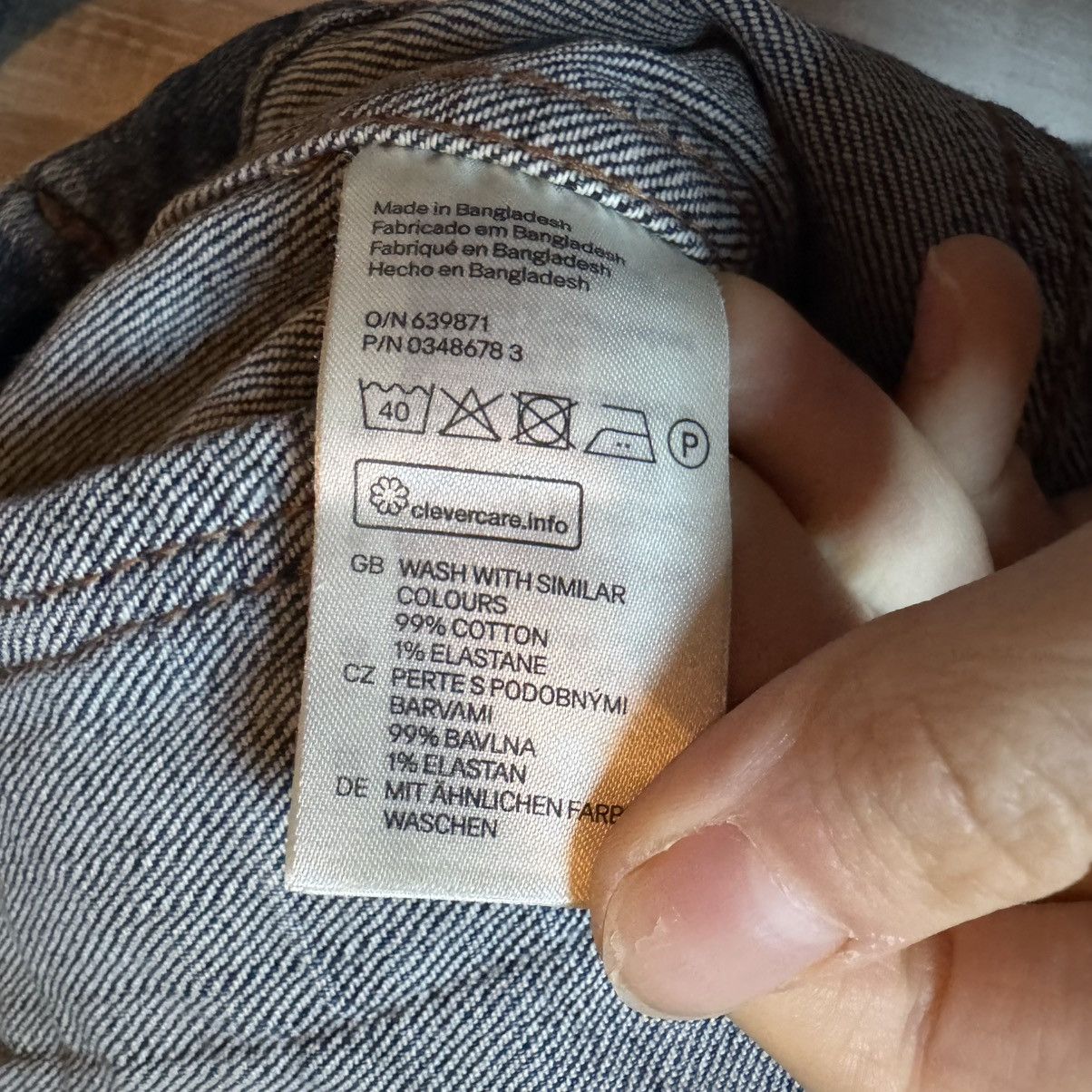 H&M Grunge Y2K H&M Slim Fit Denim Jacket Size XS / US 0-2 / IT 36-38 - 4 Thumbnail
