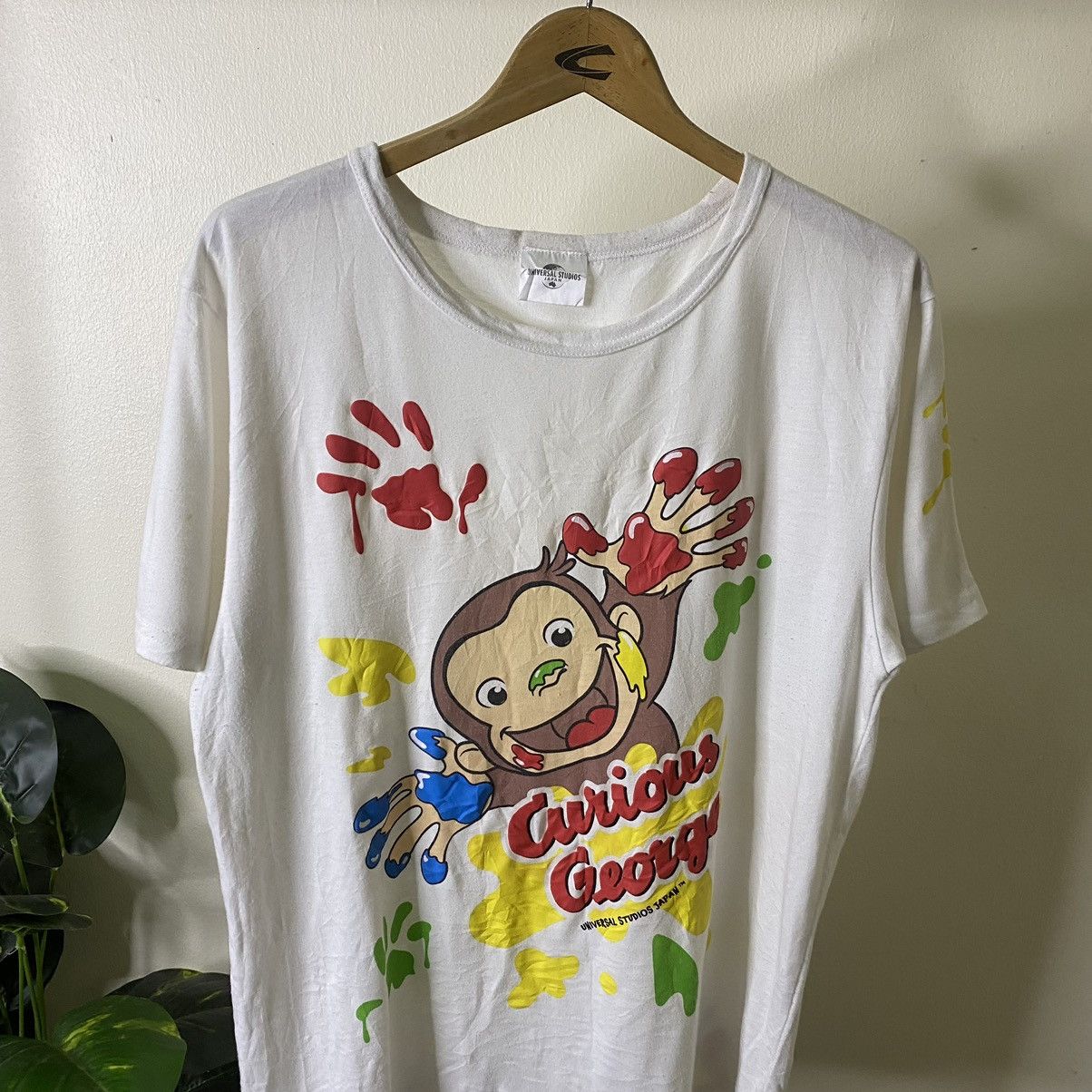 Universal Studios Y2K Universal Studios Japan x Curious George Cartoon Tee Size US L / EU 52-54 / 3 - 2 Thumbnail