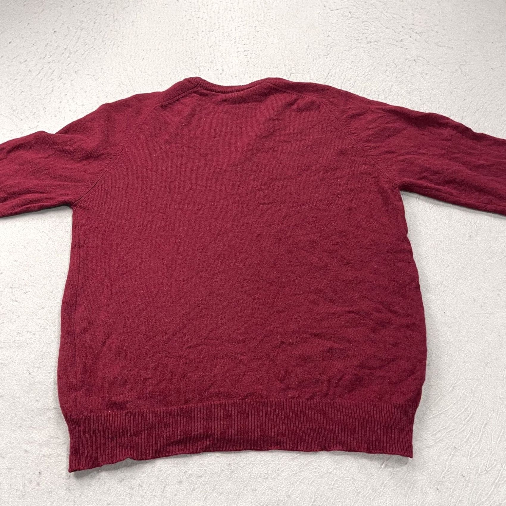 Brooks Brothers VINTAGE Brooks Brothers Sweater Mens 44 Red Wool Knit V-Neck England Pullover Classic Preppy Knits Mens Size US XXL / EU 58 / 5 - 5 Thumbnail