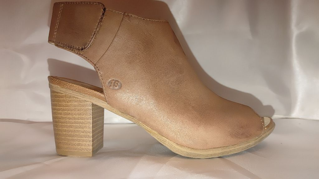 JOSEF SEIBAL Josef Seibel Bonnie 09 Leather Peep Toe Booties Size 38 Size US 7 / IT 37 - 2 Thumbnail