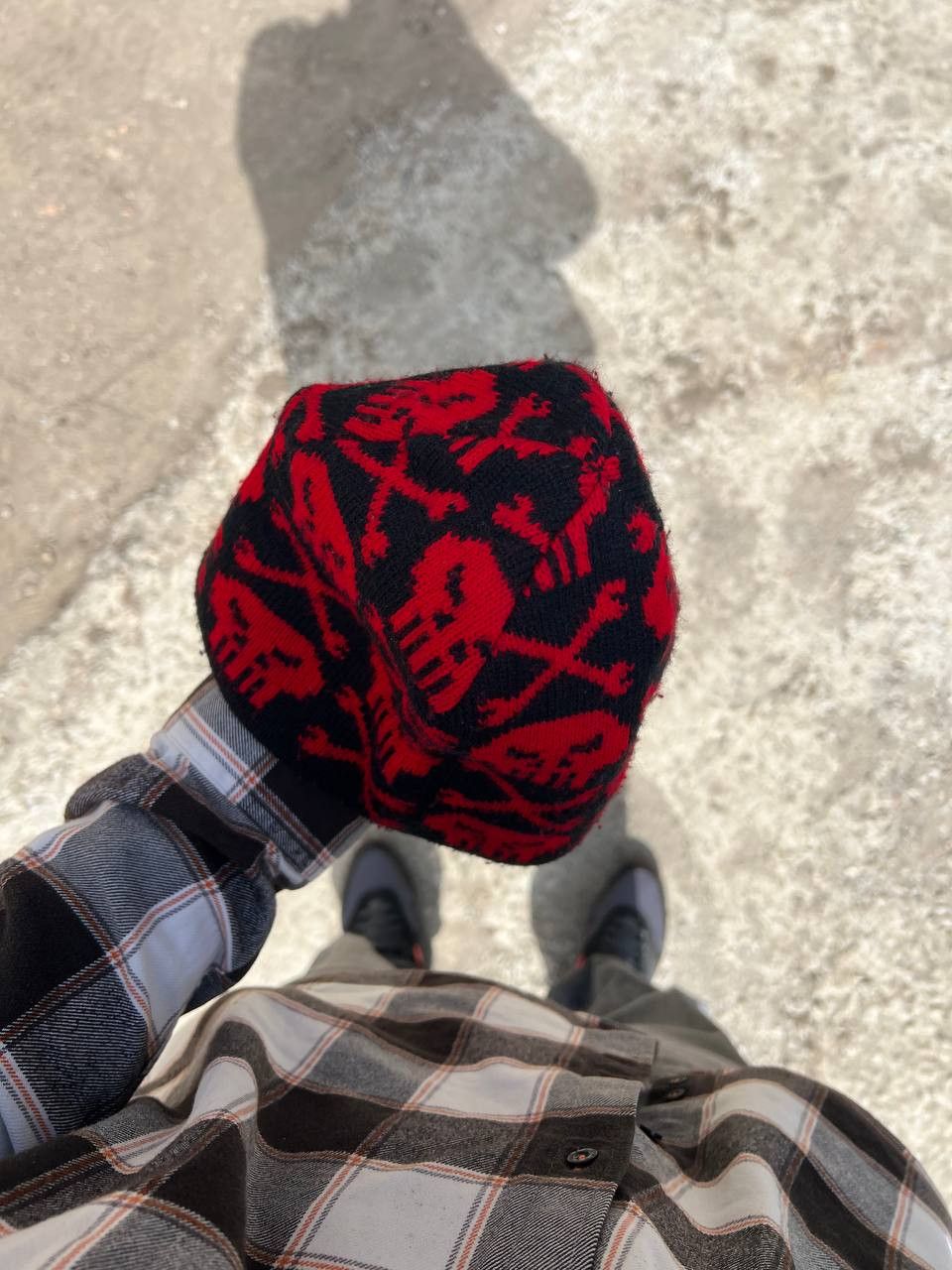Vintage VERY RARE SKULL MONOGRAM DESIGNER HATS JAPANESE SK8 Y2K 90s Size ONE SIZE - 6 Thumbnail