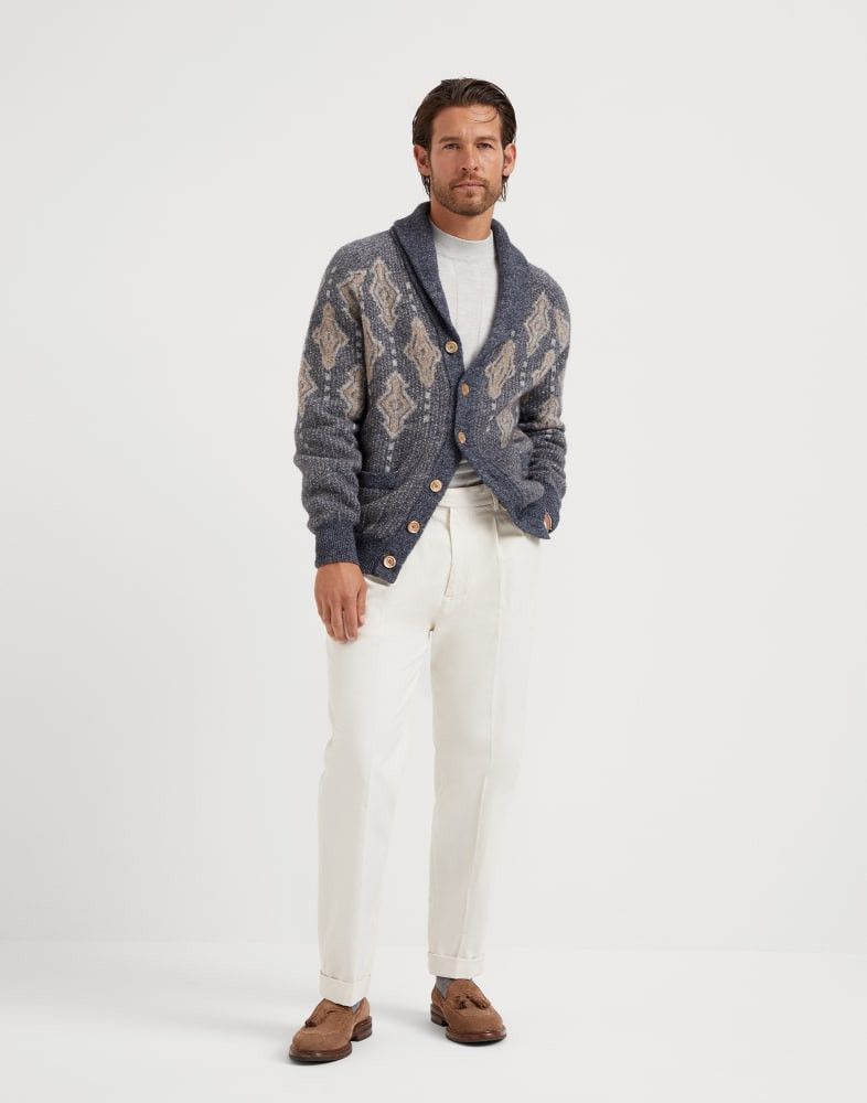 Brunello Cucinelli o1w1db10825 Cardigan in Blue Size US M / EU 48-50 / 2 - 1 Thumbnail