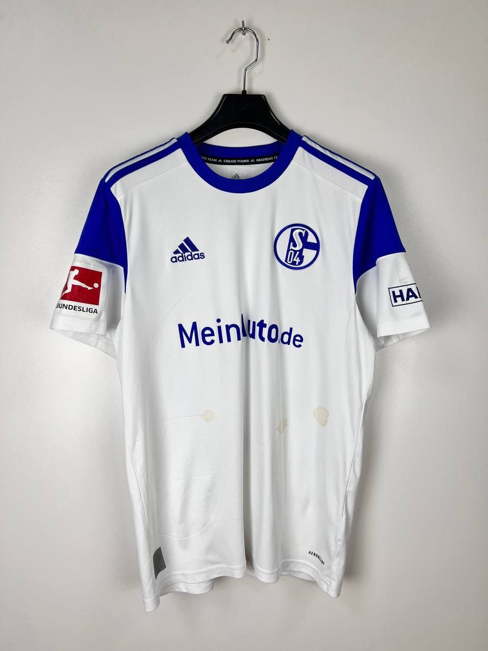 Vintage Schalke 04 Adidas Lennart jersey t-shirts size M Size US M / EU 48-50 / 2 - 1 Thumbnail