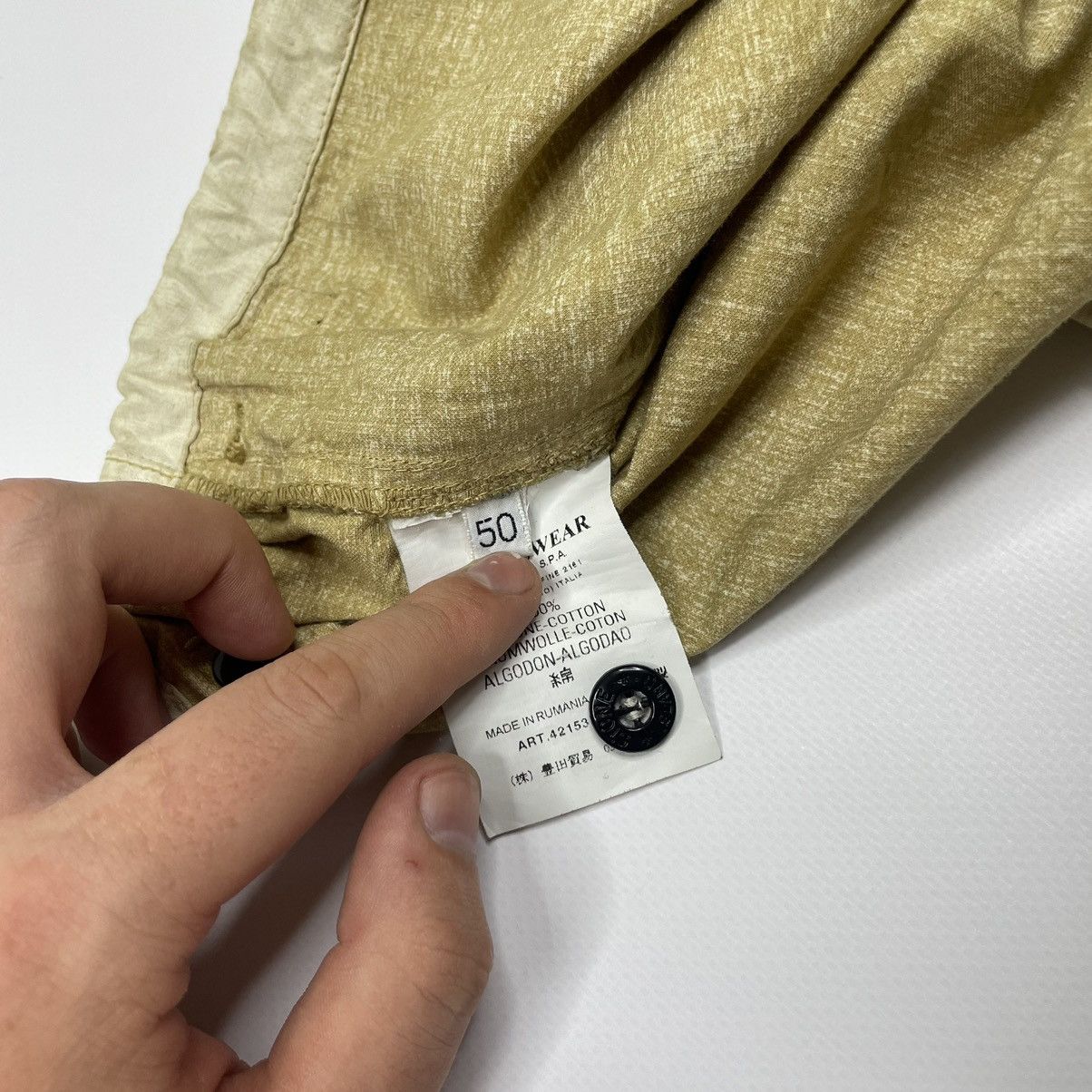 Stone Island Archive Stone Island Compact SS05 Casual Pants Size US 38 / EU 54 - 10 Thumbnail