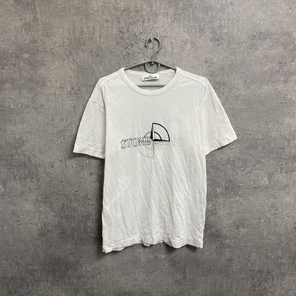 Stone Island Stone Island T-shirt Big Logo Size US S / EU 44-46 / 1 - 1 Thumbnail