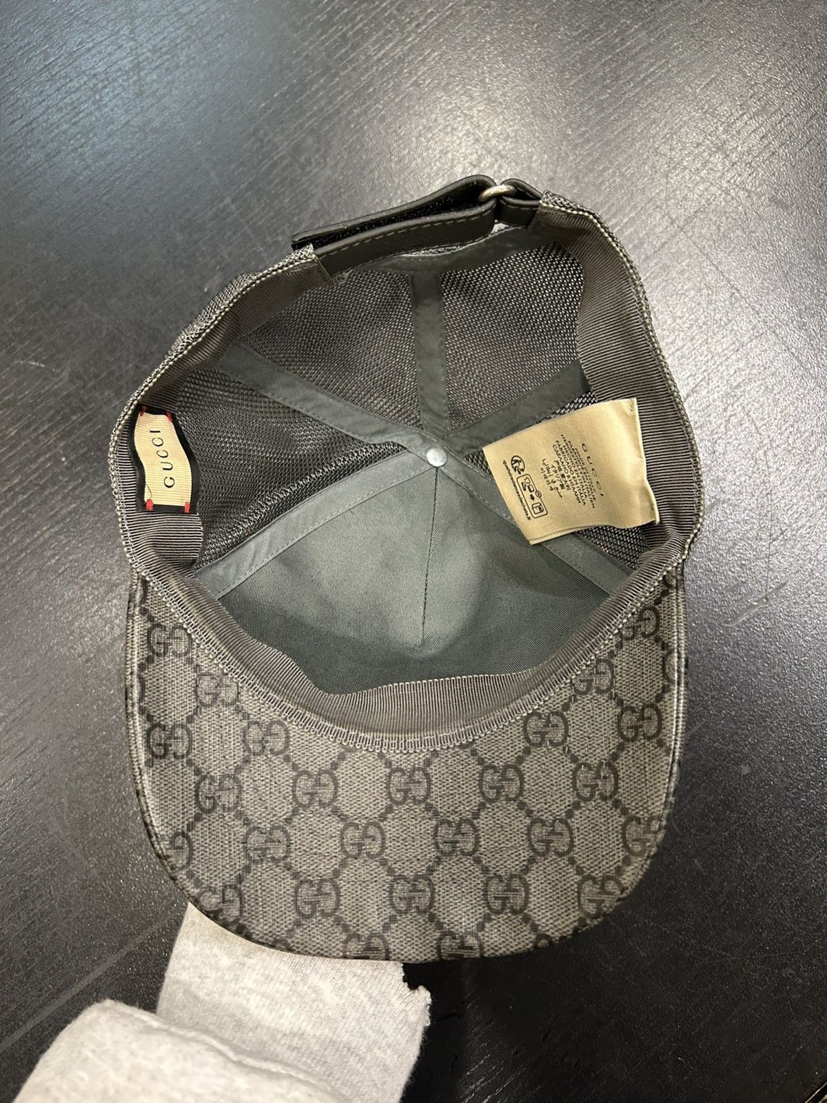 Gucci Gucci Monogram GG Hat - Grey Size ONE SIZE - 5 Thumbnail