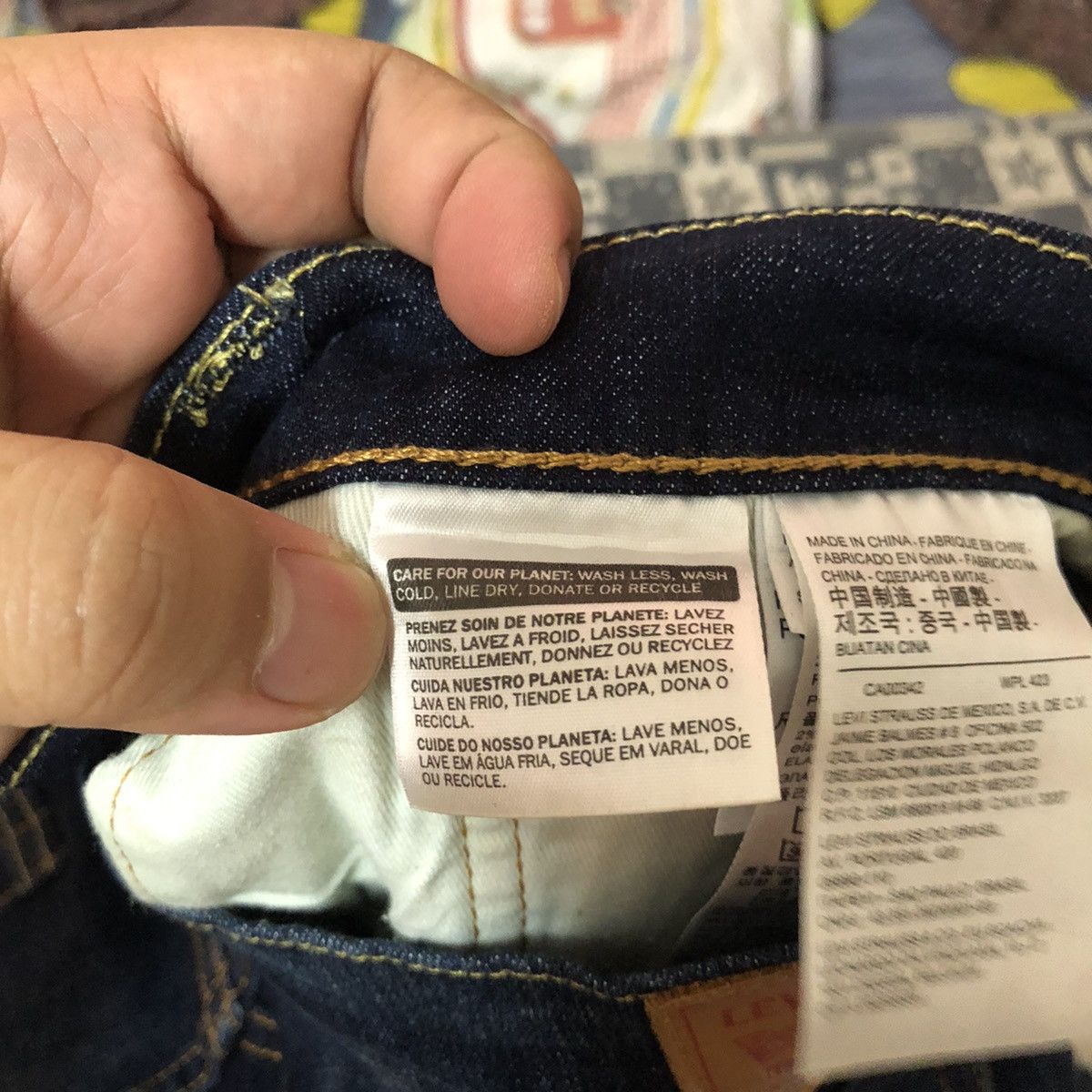Levi's Levis 505 Blue Denim Pants #A2619 Size US 34 / EU 50 - 24 Thumbnail