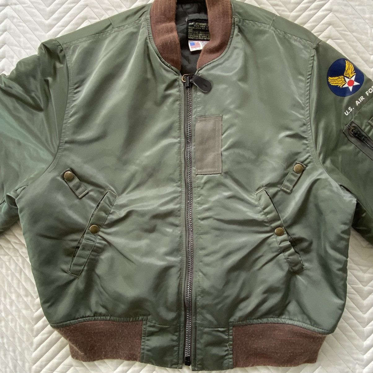 I. Spiewak And Sons Type MA-1 Flight Jacket By I Spiewak & Son Size US L / EU 52-54 / 3 - 5 Thumbnail