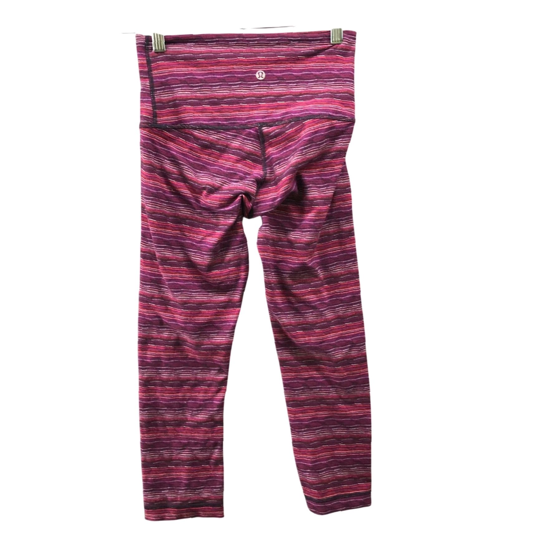 Lululemon Lululemon Wunder Under III Leggings Womens 6 Space Dye Twist Regal Plum Cropped Size 28" / US 6 / IT 42 - 2 Thumbnail