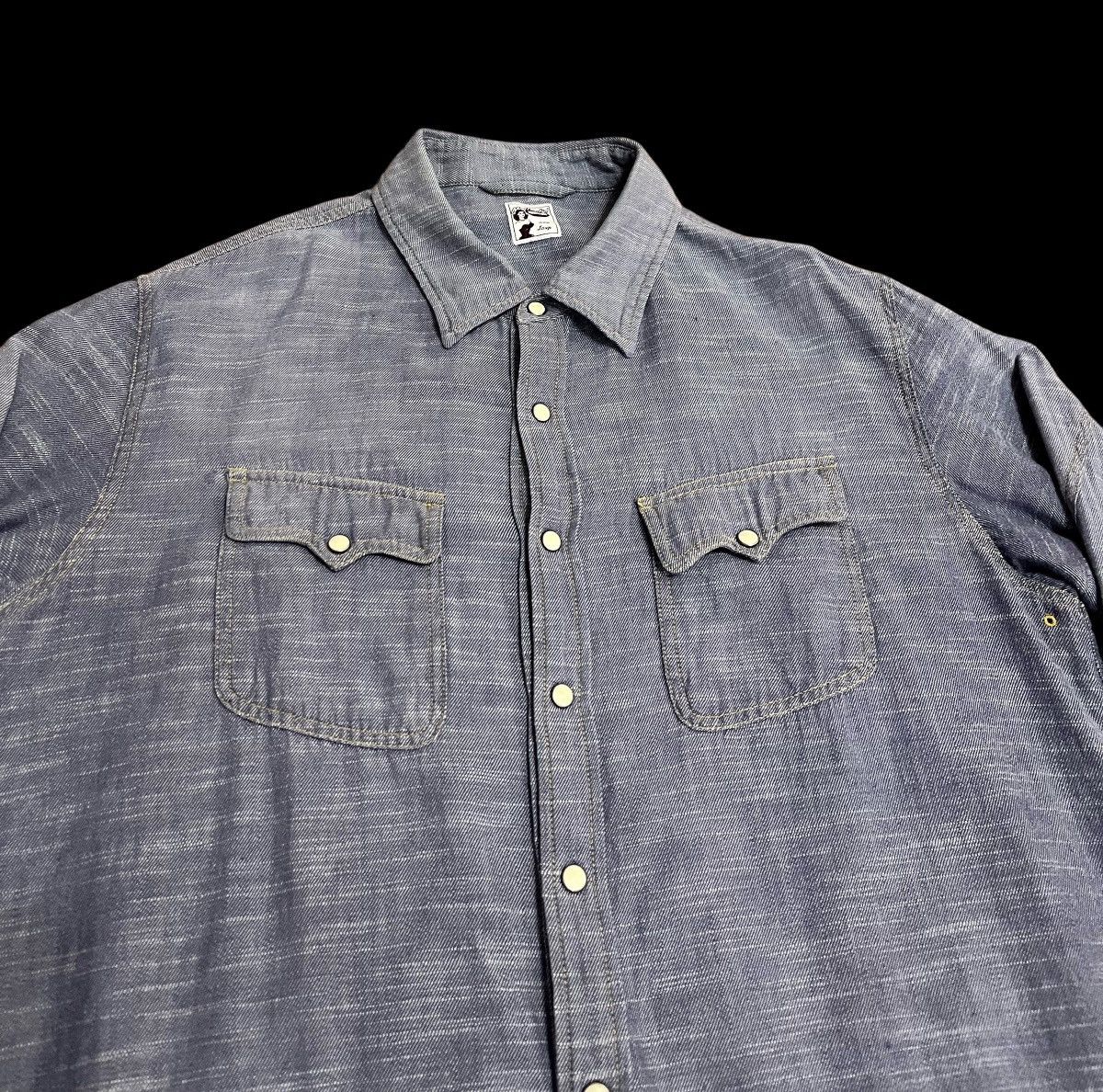 Fragment Design × Hiroshi Fujiwara × Japanese Brand Mad Hectic Chambray Button ups shirt Size US L / EU 52-54 / 3 - 4 Thumbnail