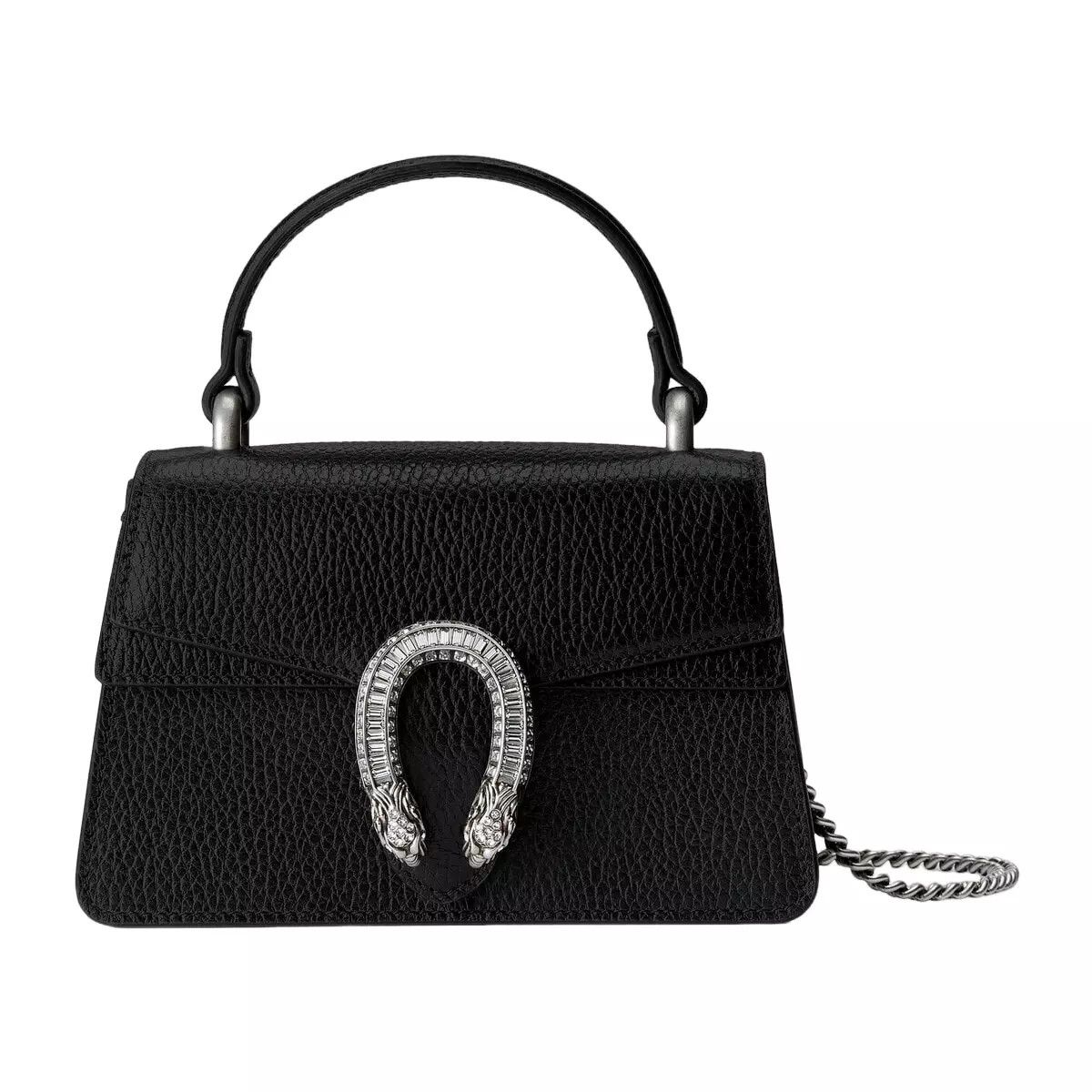 Gucci GUCCI Dionysus Mini Black Leather Top Handle New Authentic Size ONE SIZE - 1 Thumbnail