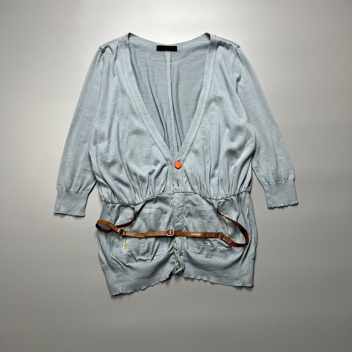 Undercover Undercoverism - Detachable Belt Cardigan Size ONE SIZE - 1 Thumbnail