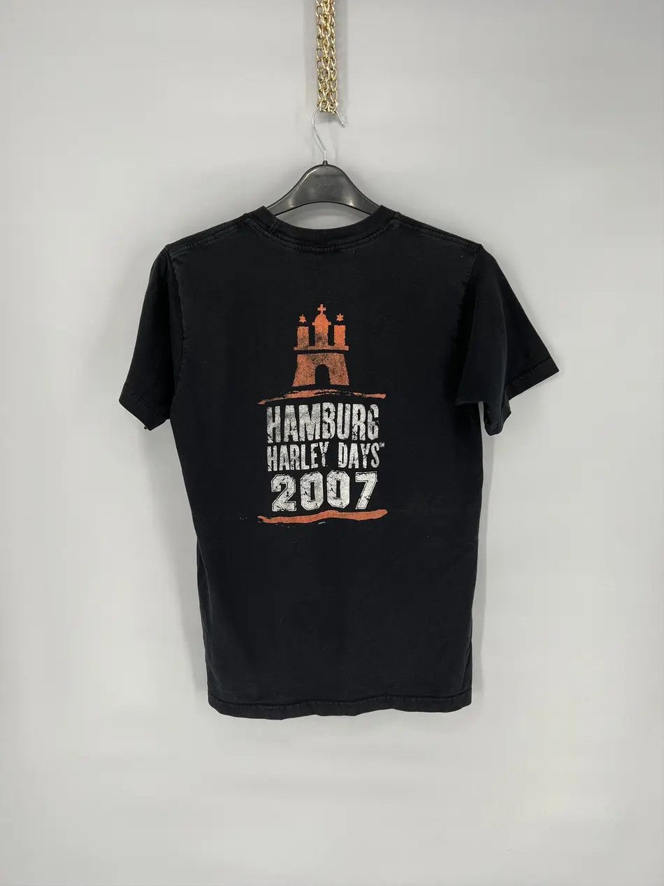Harley Davidson Vintage 00s Harley Davidson "Hamburg" T-shirt Streetwear Size US M / EU 48-50 / 2 - 7 Thumbnail