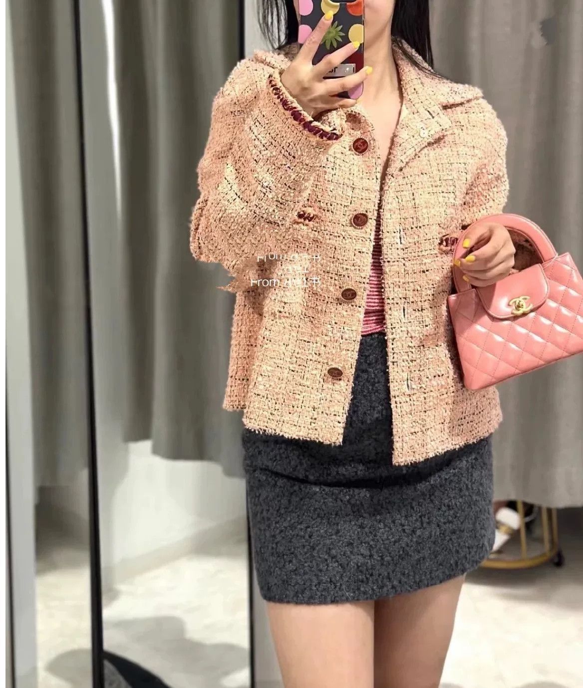 Chanel Chanel 21P Tweed Jacket Size XXS / US 00 / IT 34 - 1 Thumbnail