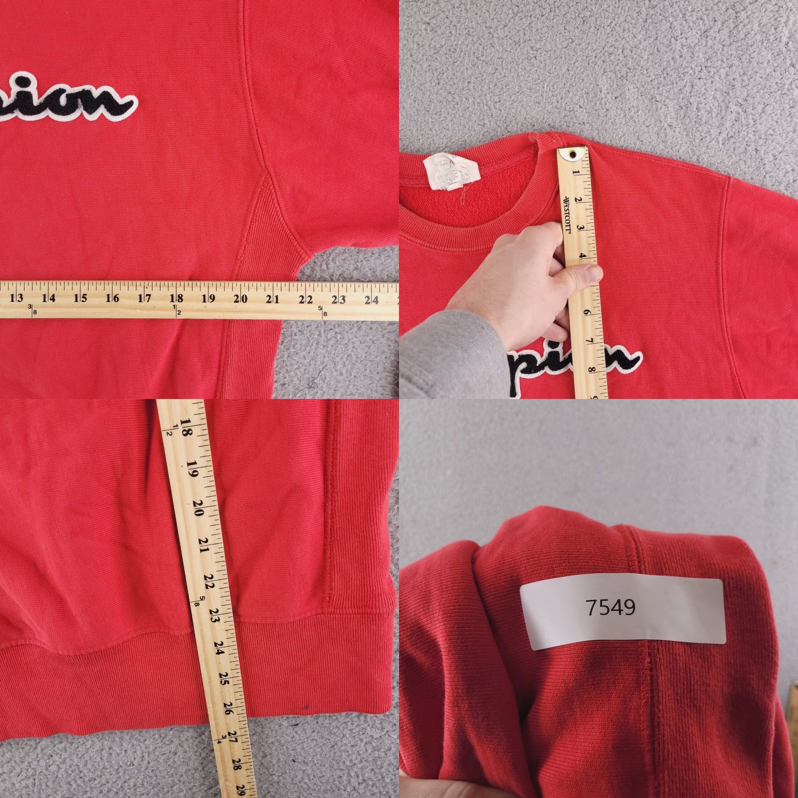 Champion Champion Sweatshirt Mens Medium Red Heavyweight Crewneck Pullover Size US M / EU 48-50 / 2 - 8 Thumbnail