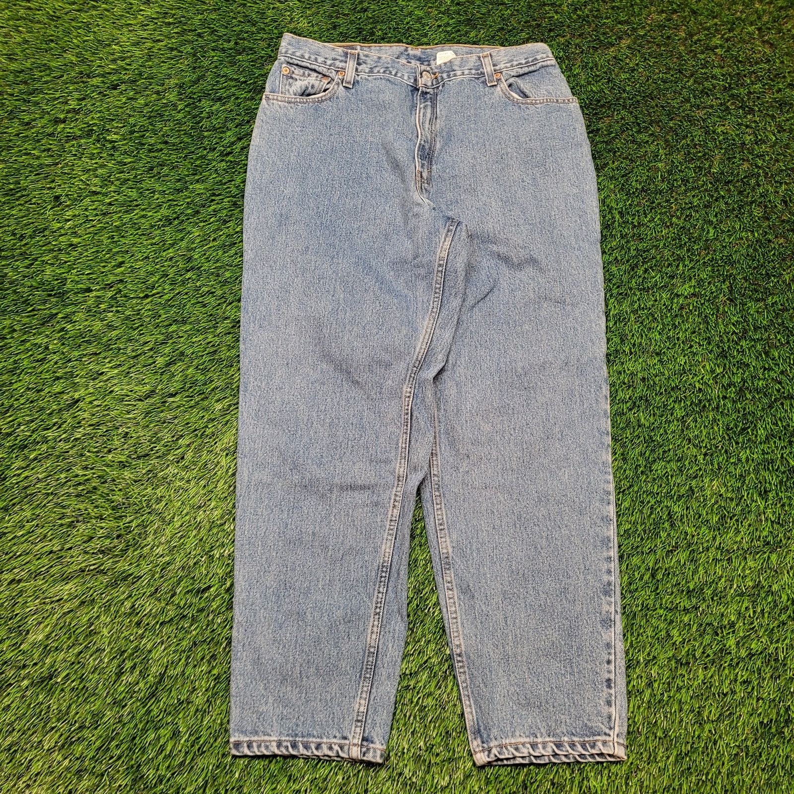 Levi's VTG 90s Levi's 550 Mom Jeans 16P Short 34x29 High Rise 13" Size 34" / US 12 / IT 48 - 1 Thumbnail