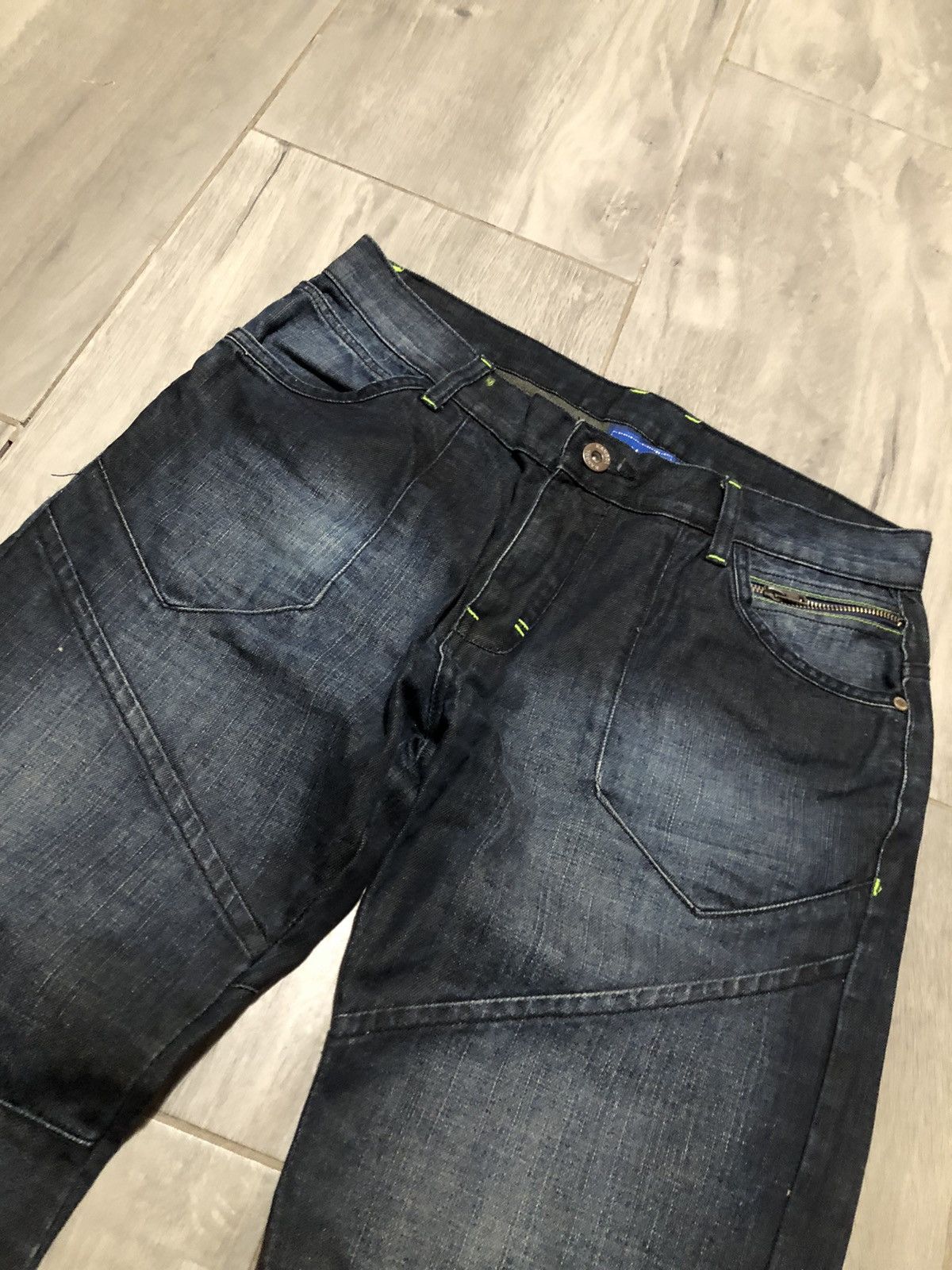 Kangol × Vintage Vintage Rare 90s Kangol Jeans Streetwear Y2K Drill Size US 34 / EU 50 - 8 Thumbnail