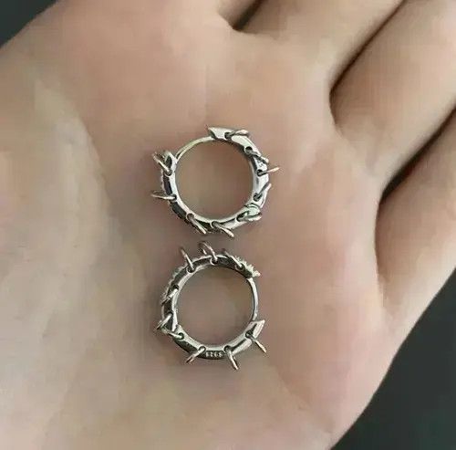 Other CZ Zircon Circle Hoop Earring Size ONE SIZE - 2 Thumbnail