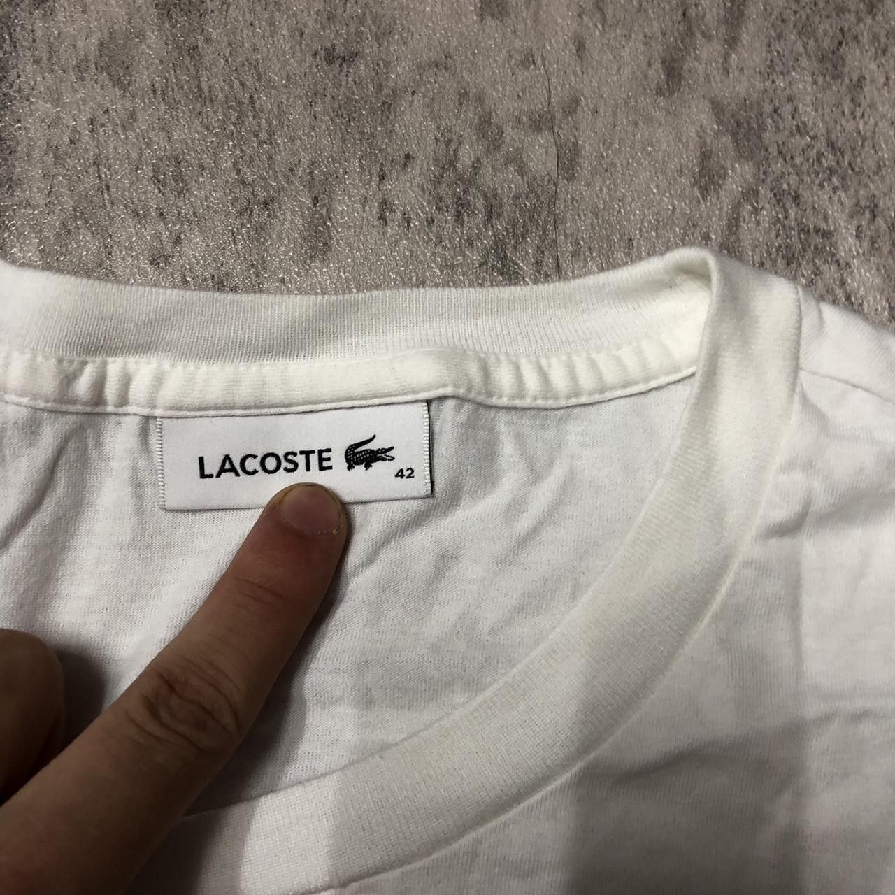 Other White Lacoste T-shirt with a relaxed fit #Lacoste #Tshirt Size US M / EU 48-50 / 2 - 3 Thumbnail