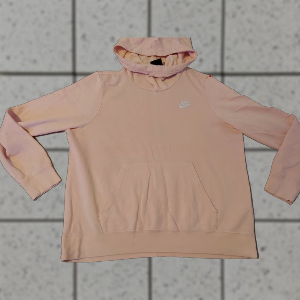 Nike Nike Hoodie Sweater Womens L Pink Cotton Athletic Gym Workout Size L / US 10 / IT 46 - 1 Thumbnail