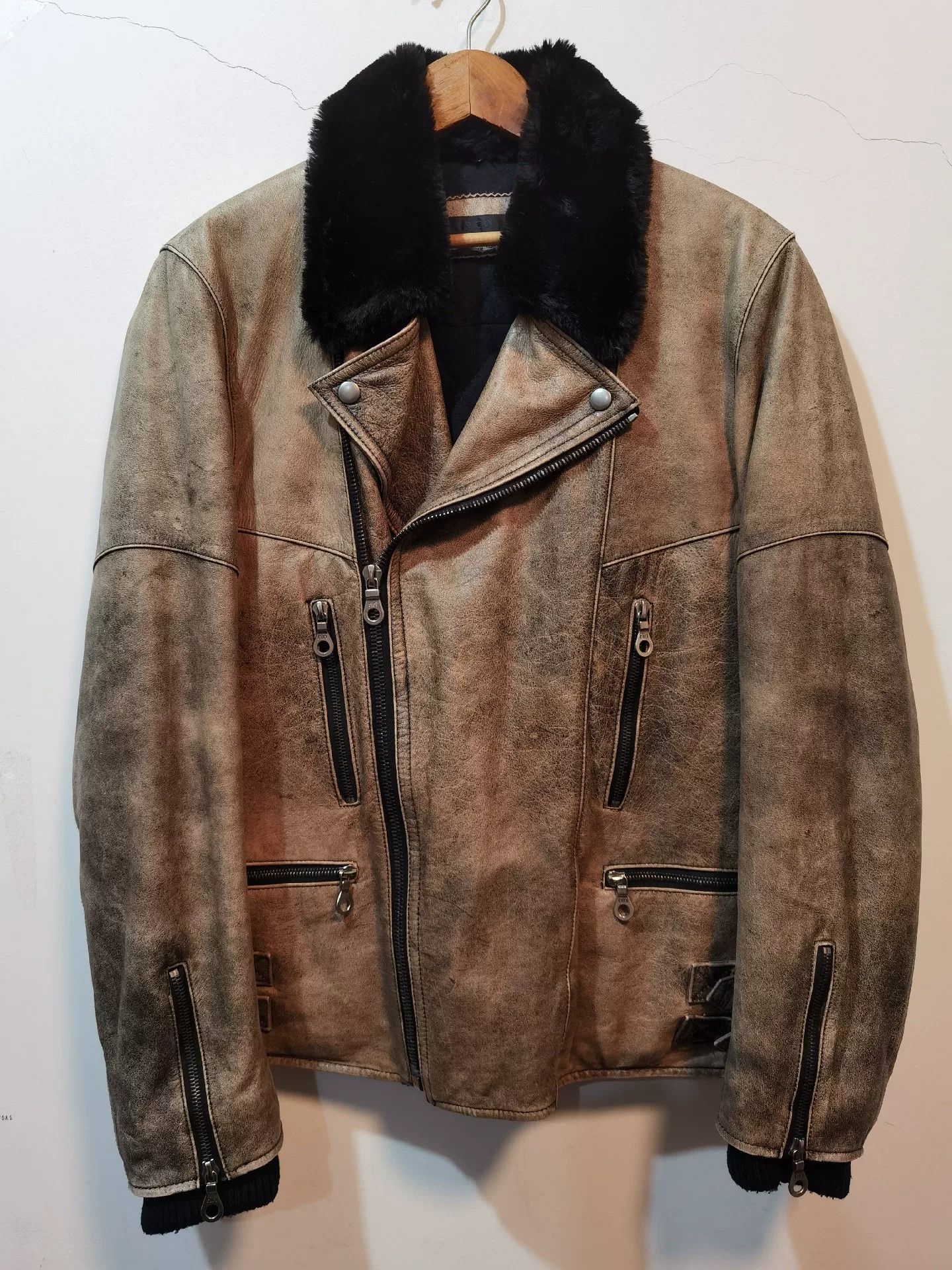 Other RICO Vintage Leather Motorcycle Jacket Size US L / EU 52-54 / 3 - 1 Thumbnail
