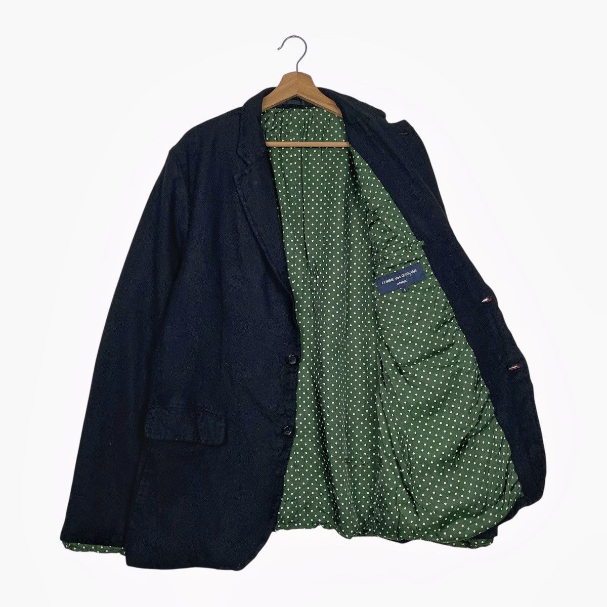Comme des Garcons Homme Comme Des Garcons Homme Wool Casual Jacket Size US L / EU 52-54 / 3 - 9 Thumbnail