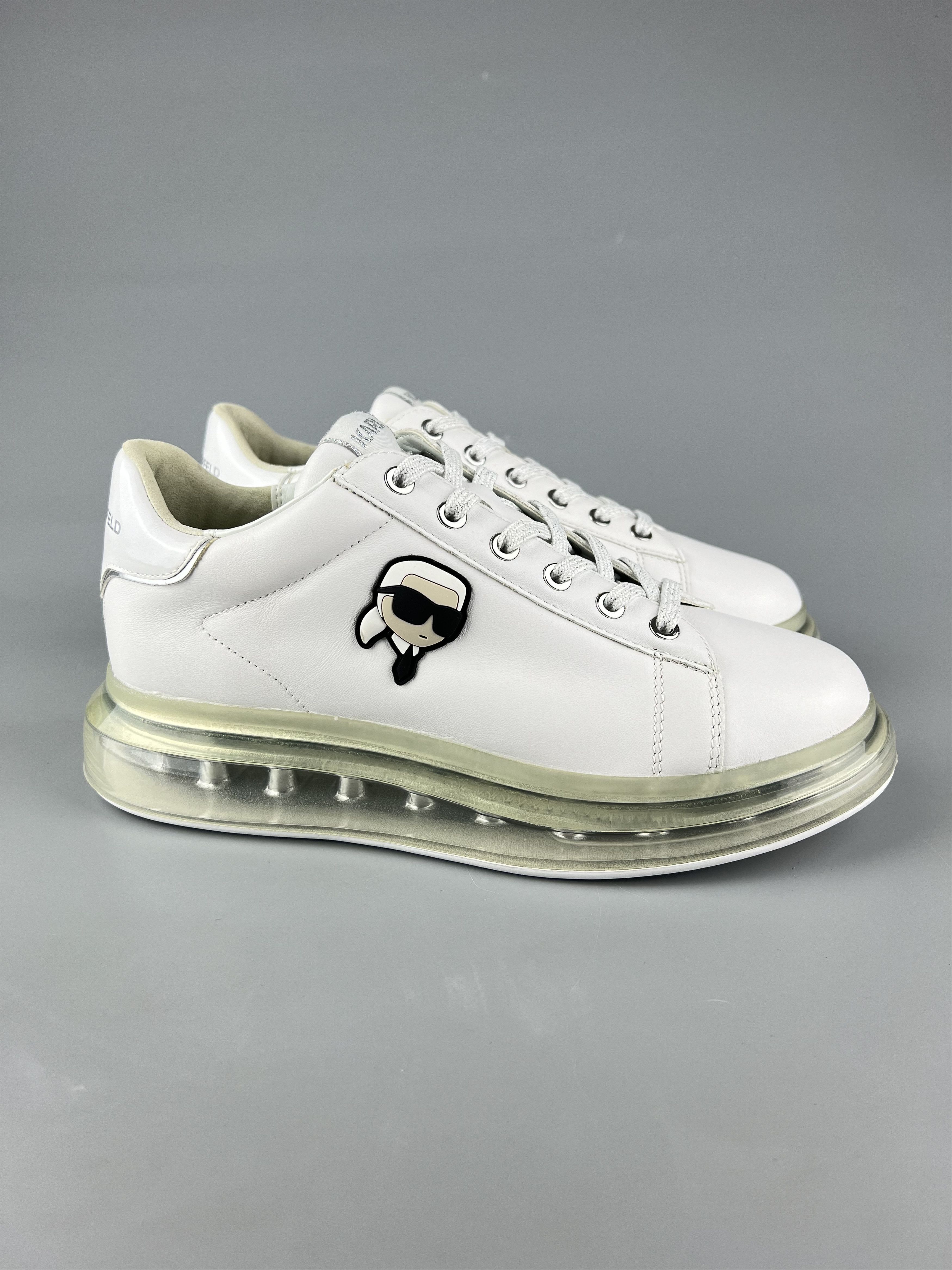 Karl Lagerfeld Karl Lagerfeld Karl Iconic 3D Logo Women's Leather Sneakers Size US 10 / IT 40 - 1 Thumbnail