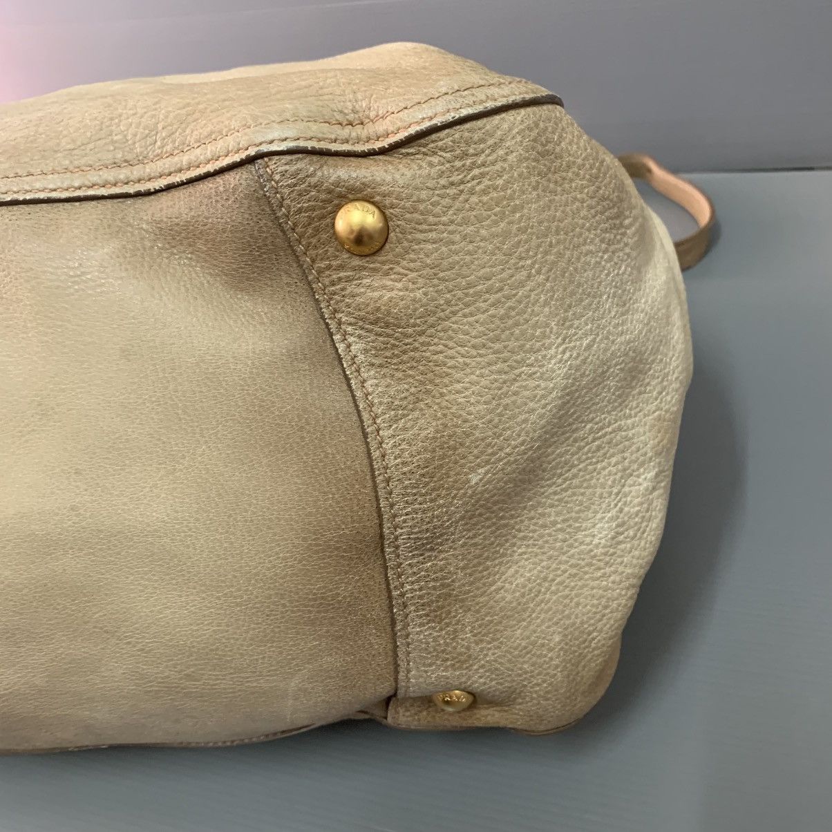 Prada Prada Leather Large Shoulder Bag Size ONE SIZE - 11 Thumbnail