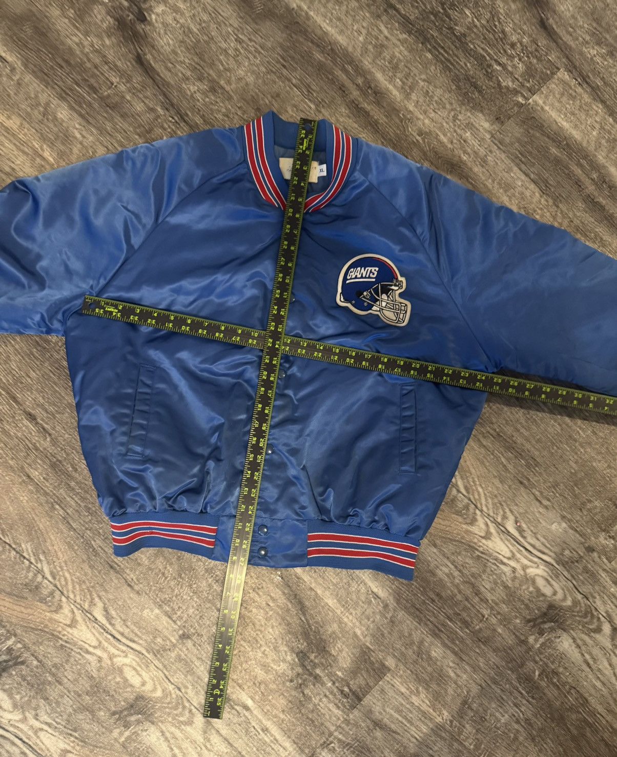 Chalk Line Vintage 80s Chalk Line New York Giants Bomber Jacket Size US XL / EU 56 / 4 - 5 Thumbnail