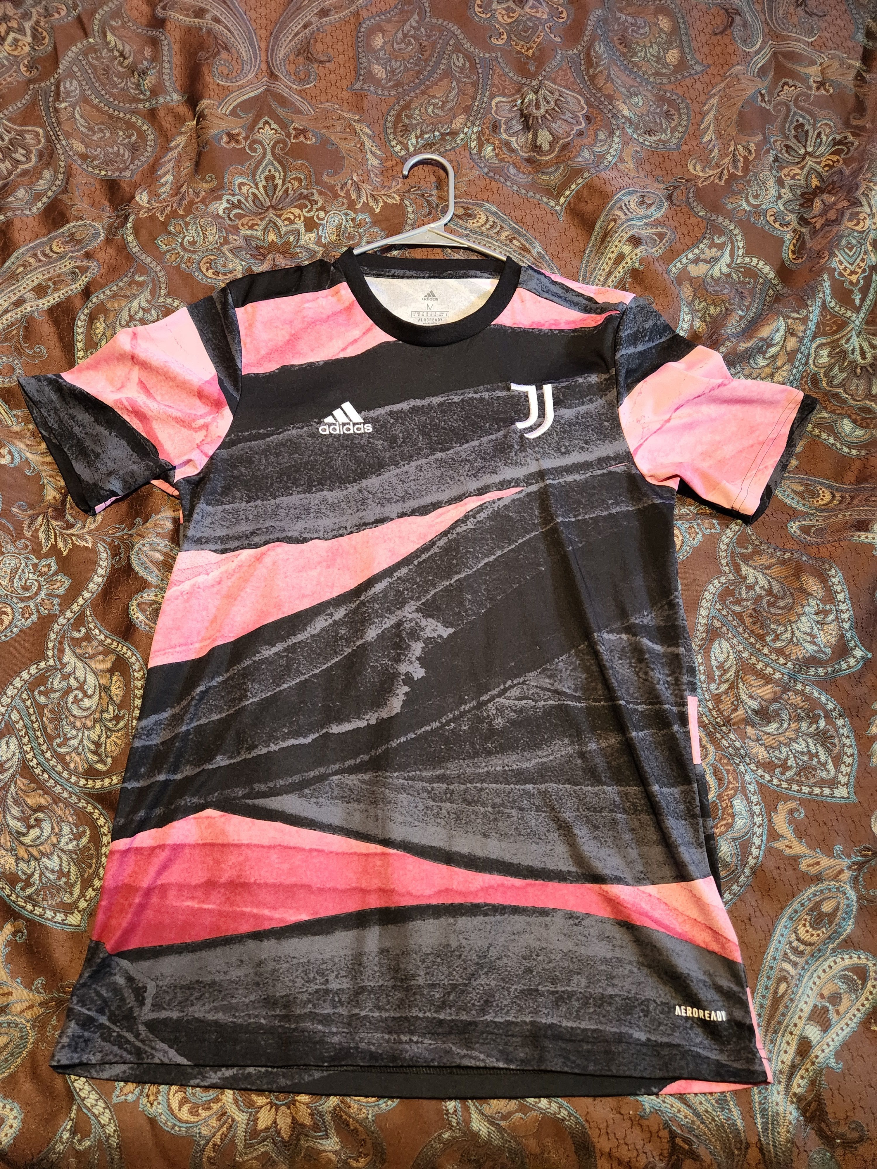 Adidas Juventus 2020/2021 Prematch Training Soccer Jersey Size M Size US M / EU 48-50 / 2 - 1 Thumbnail