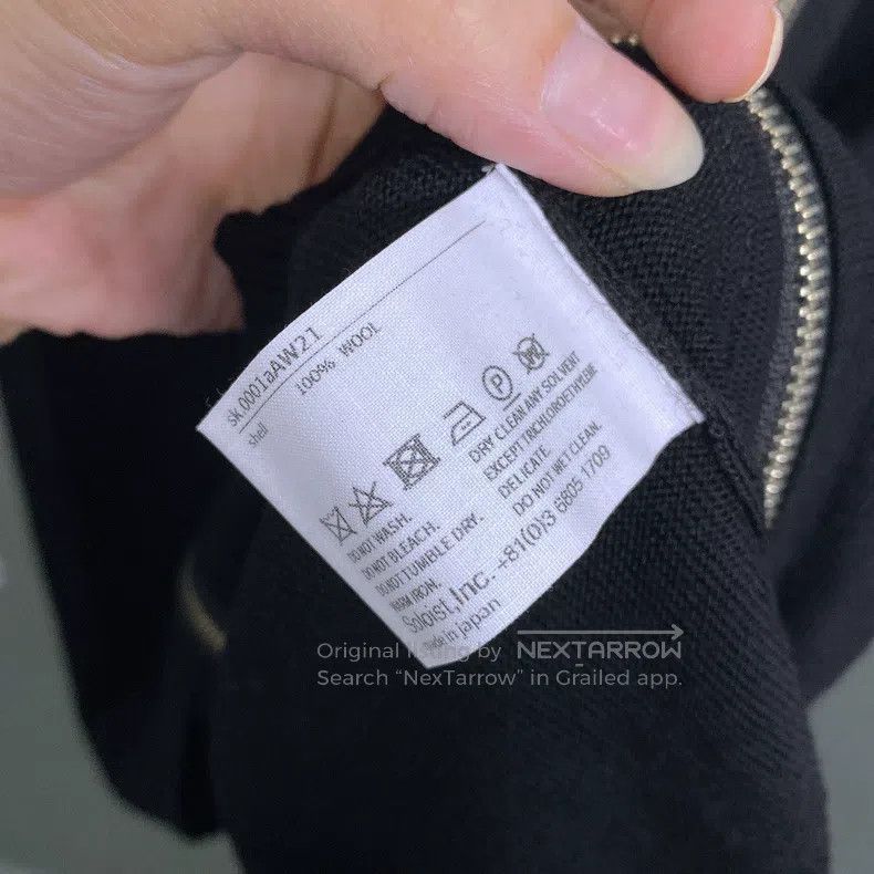 Takahiromiyashita The Soloist. Takahiromiyashita The Soloist. Size OS Boat Neck Cape Zippe Size US M / EU 48-50 / 2 - 5 Thumbnail