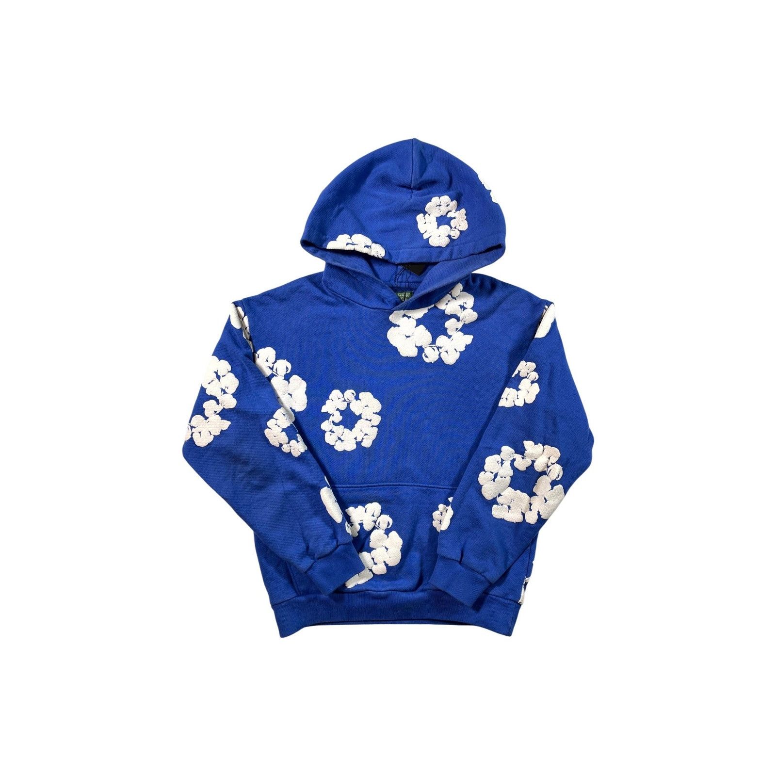 DENIM TEARS Denim Tears Cotton Wreath Blue Hoodie Size US S / EU 44-46 / 1 - 1 Thumbnail