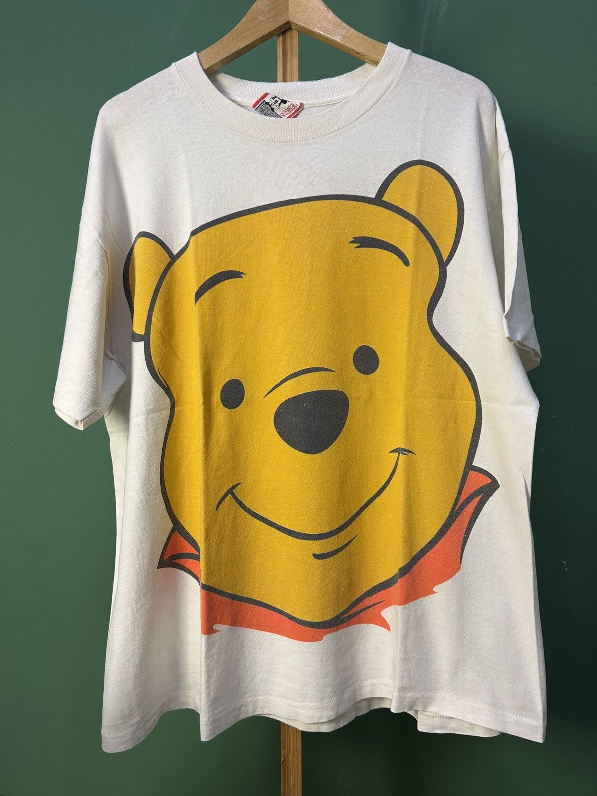 Disney Vintage 90s Disney Pooh Big Face Size US XL / EU 56 / 4 - 1 Thumbnail