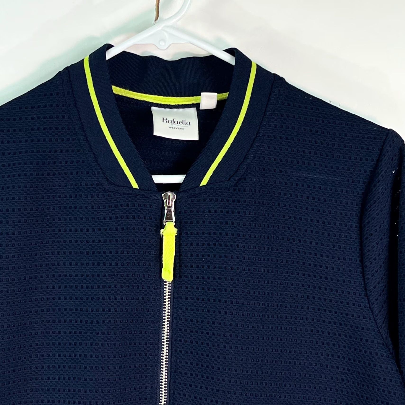 Vintage Rafaella Weekend Full Zip Knit Jacket Womens Size M Blue Size M / US 6-8 / IT 42-44 - 3 Thumbnail