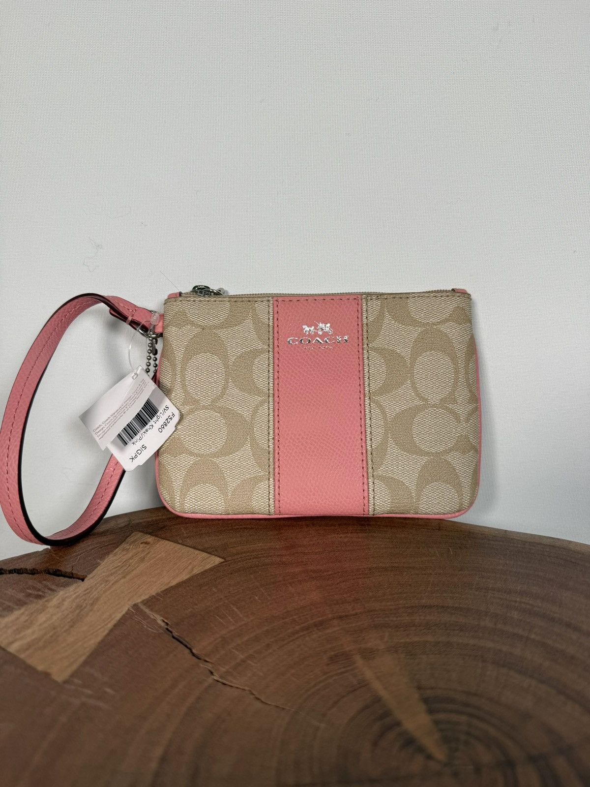 Coach BNWT Y2K Coach Leather Corner Zip Strap Wallet Size ONE SIZE - 1 Thumbnail